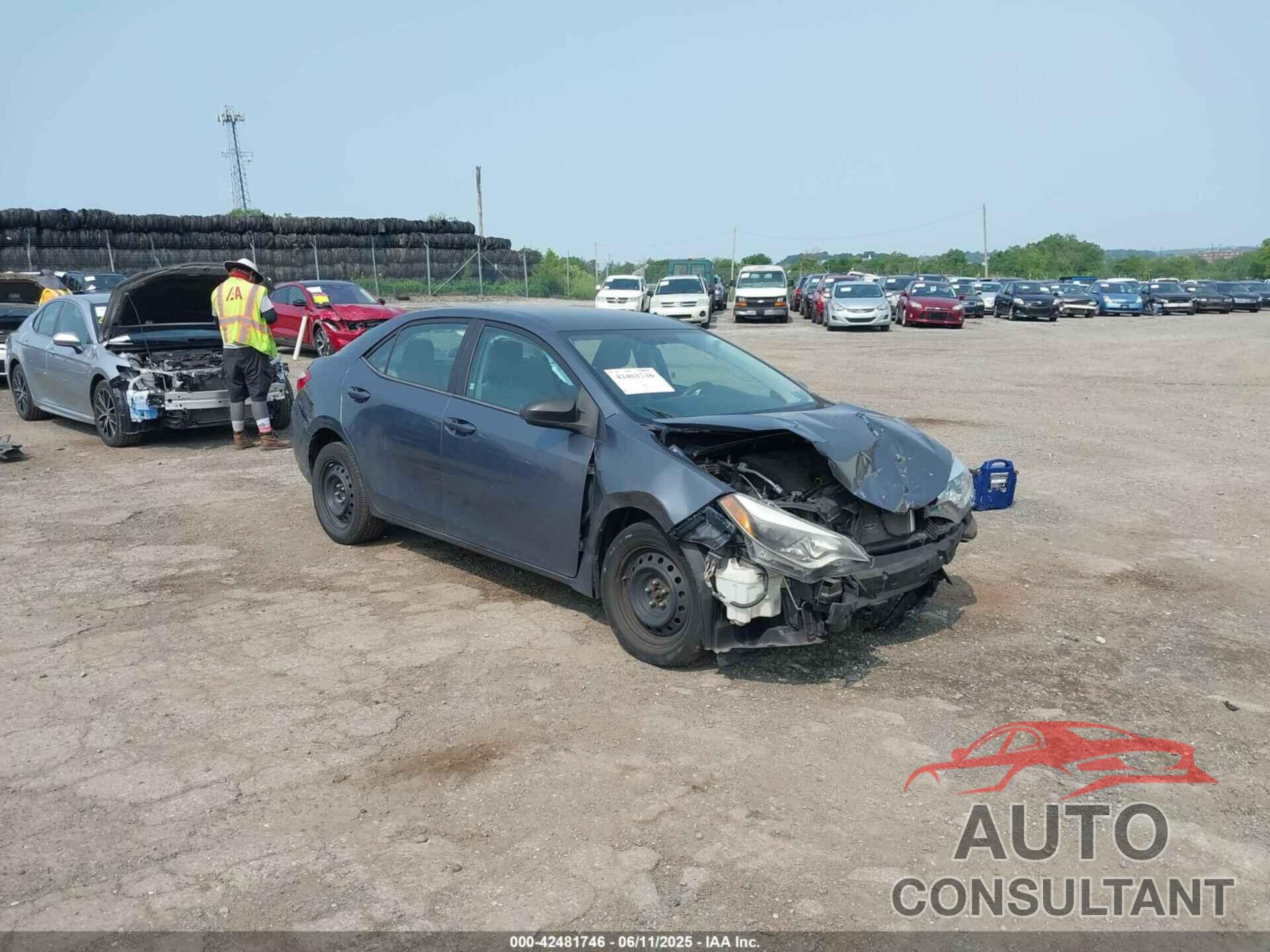 TOYOTA COROLLA 2015 - 2T1BURHE3FC246766