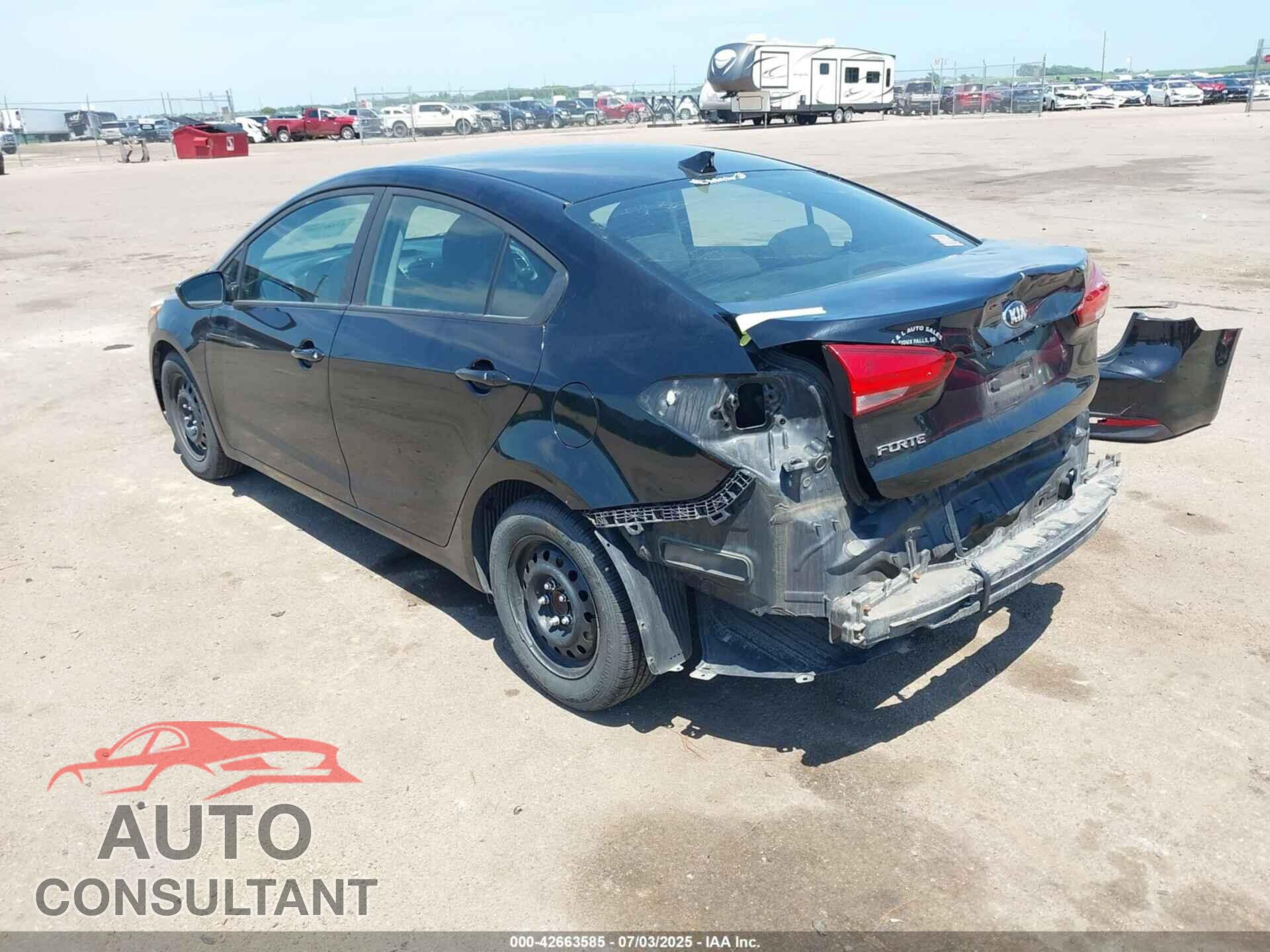 KIA FORTE 2017 - 3KPFK4A75HE097903
