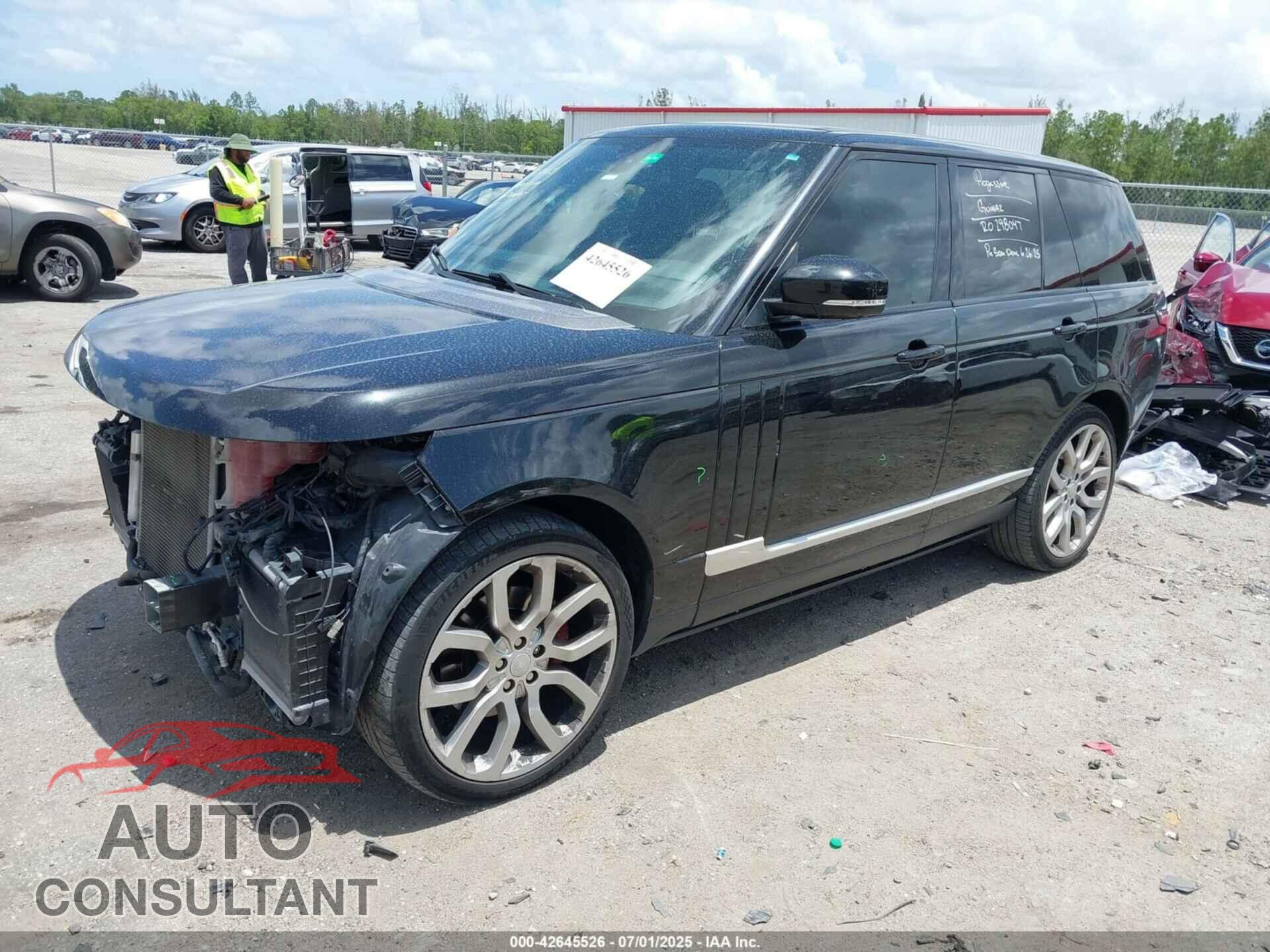 LAND ROVER RANGE ROVER 2015 - SALGS2VF9FA218676