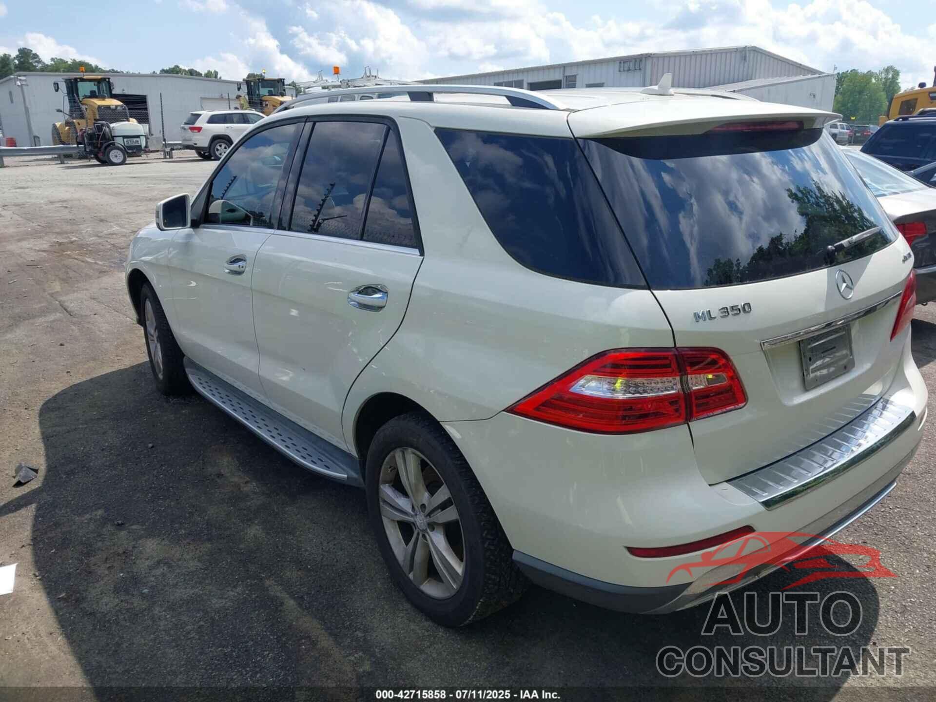 MERCEDES-BENZ ML 350 2013 - 4JGDA5HB2DA120010