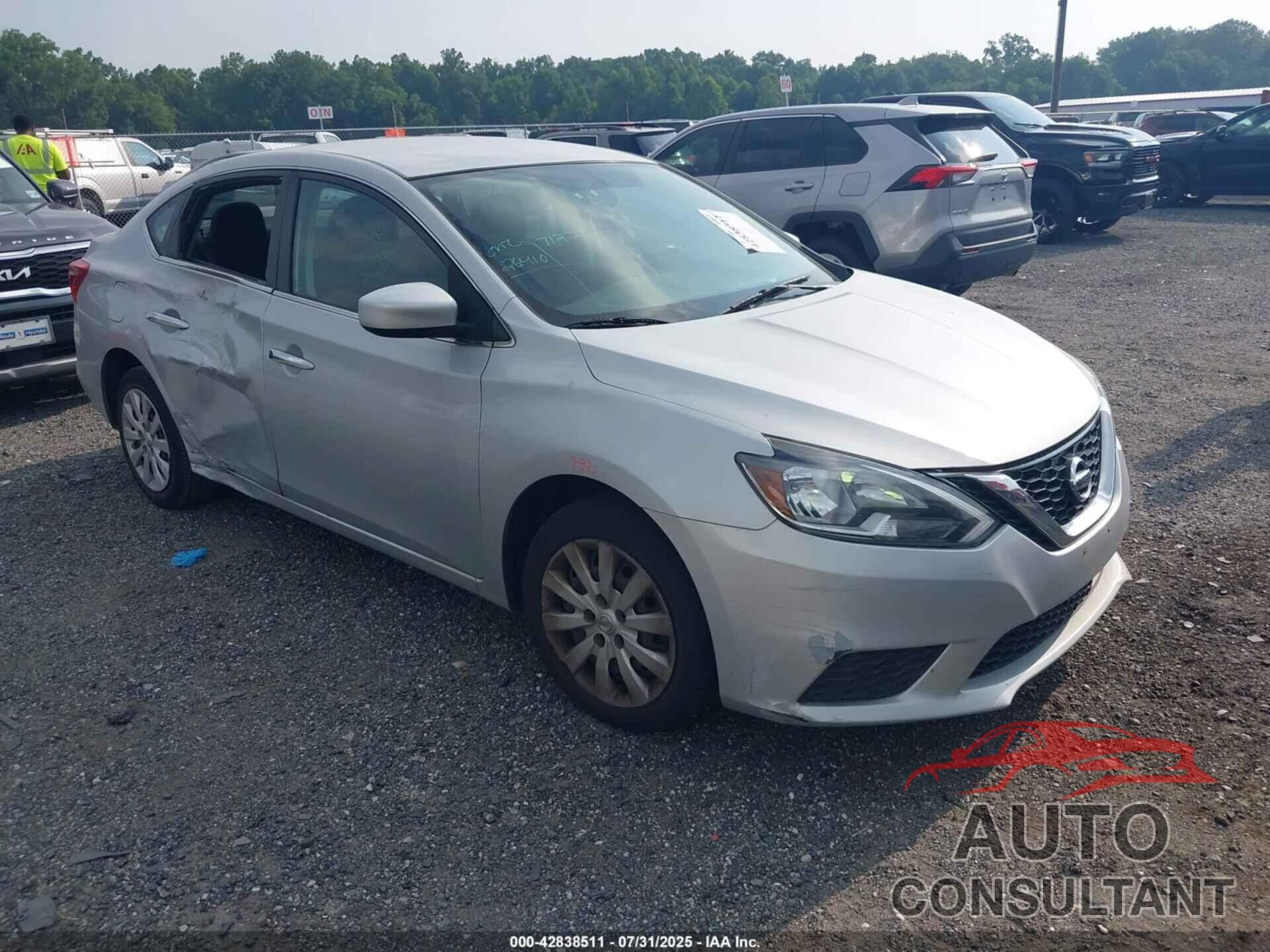 NISSAN SENTRA 2019 - 3N1AB7APXKY303625