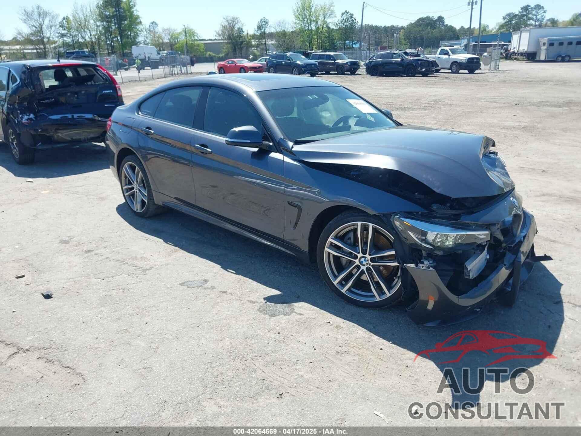 BMW 440I GRAN COUPE 2018 - WBA4J7C51JBH15339