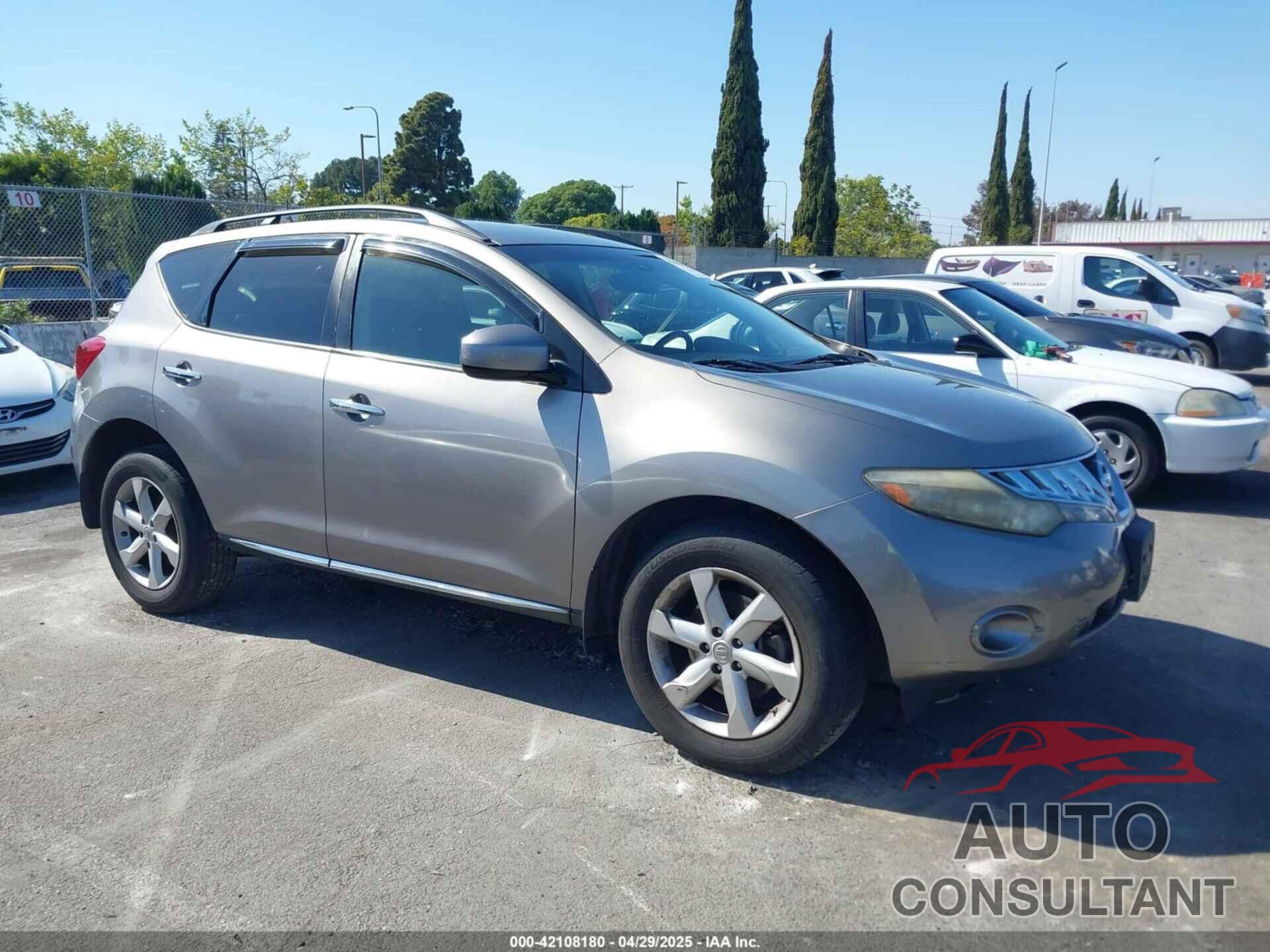 NISSAN MURANO 2009 - JN8AZ18U69W031100