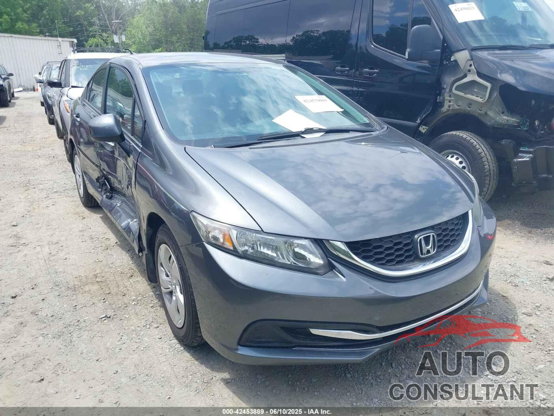 HONDA CIVIC 2013 - 19XFB2F55DE100448