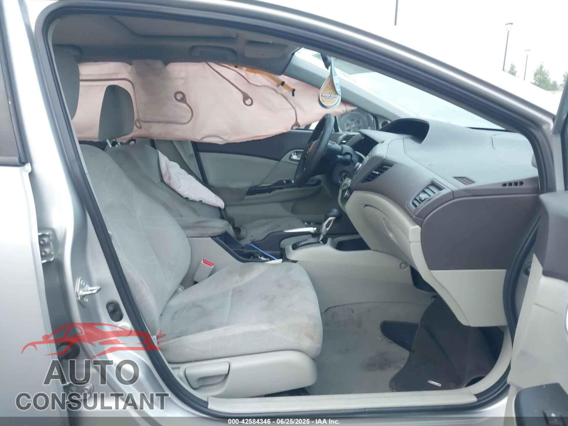 HONDA CIVIC 2012 - 2HGFB2F86CH309700