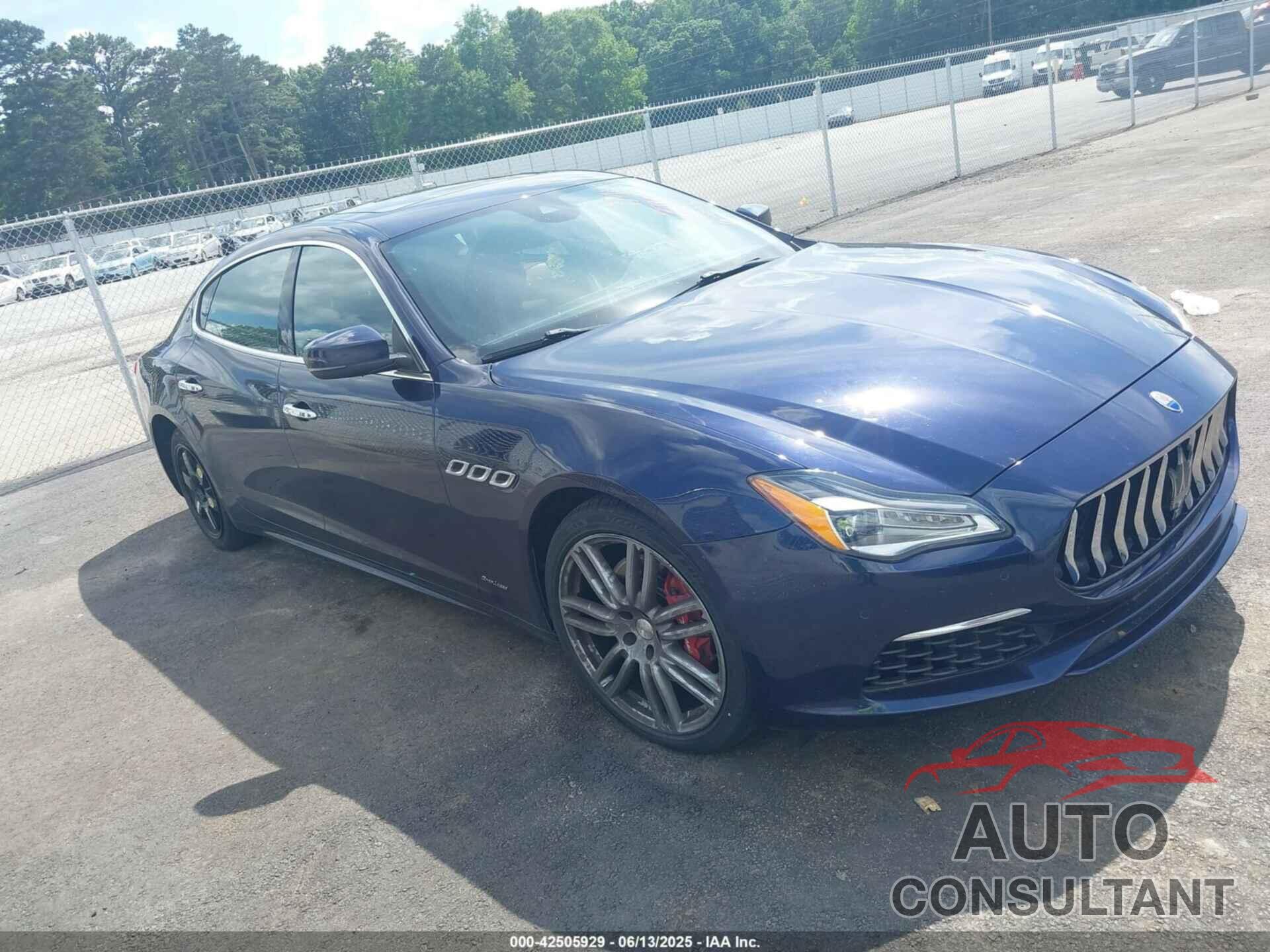 MASERATI QUATTROPORTE 2018 - ZAM56YRL6J1278649