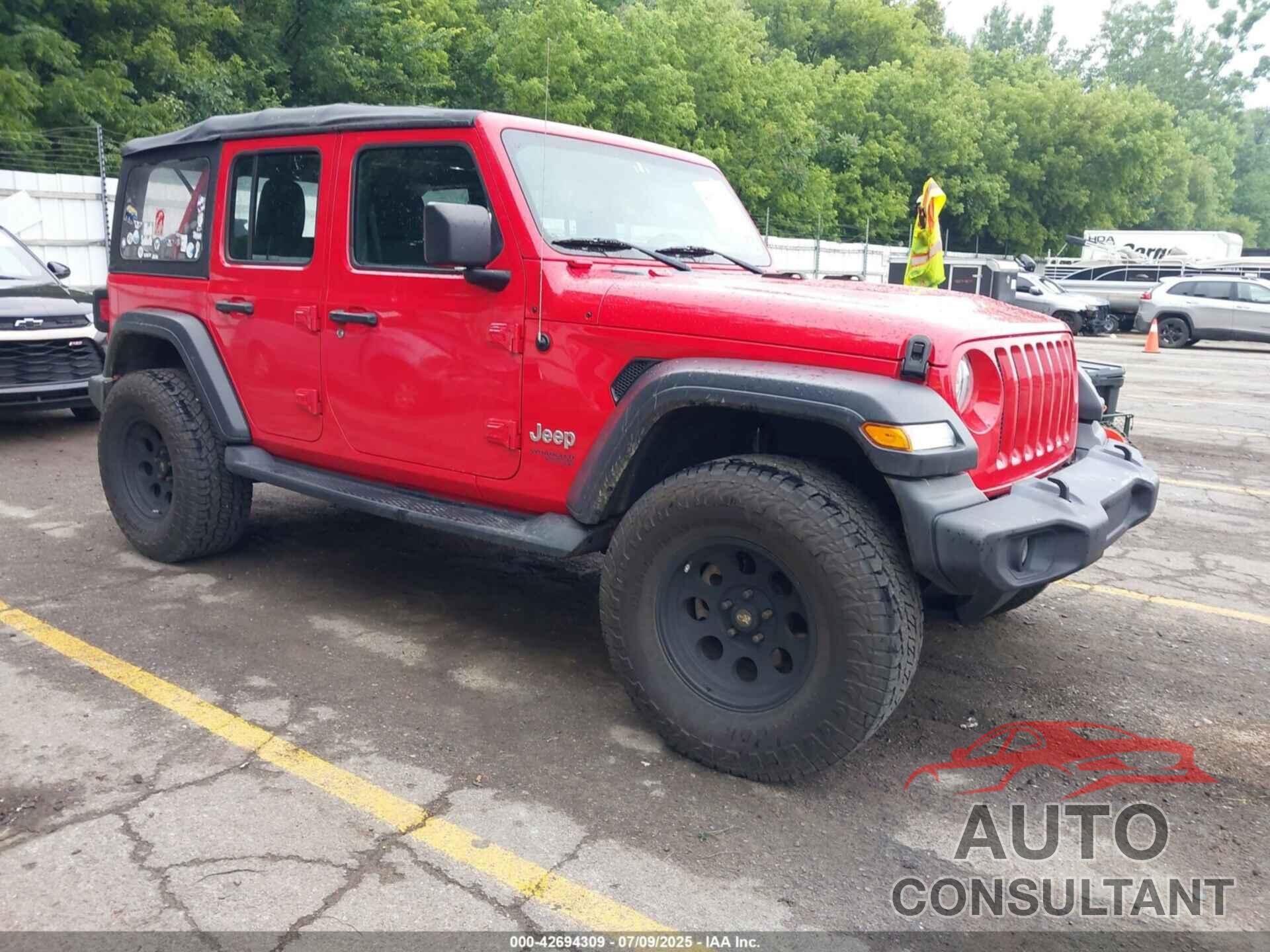JEEP WRANGLER UNLIMITED 2018 - 1C4HJXDG3JW169301