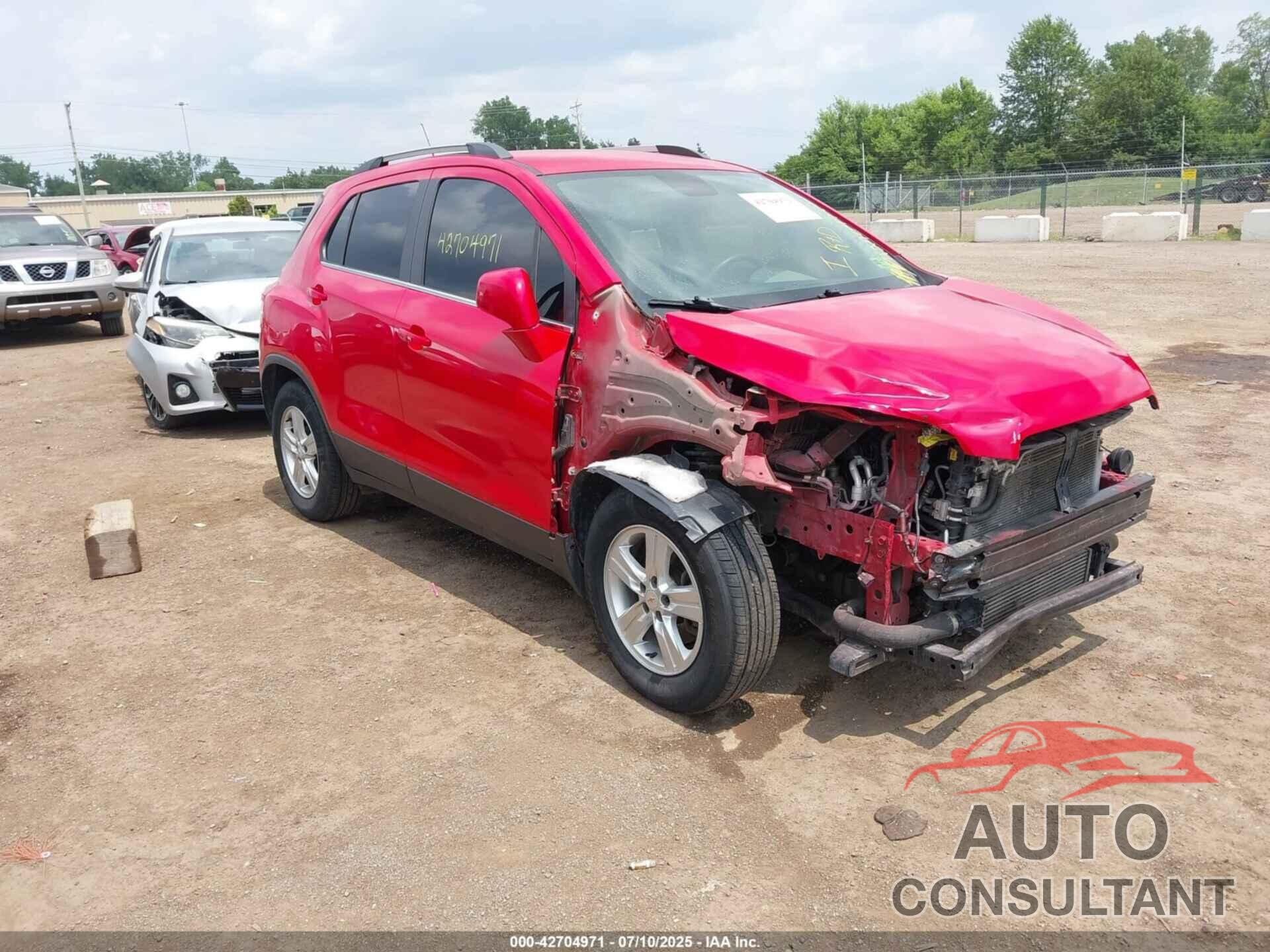 CHEVROLET TRAX 2016 - KL7CJLSB2GB560057