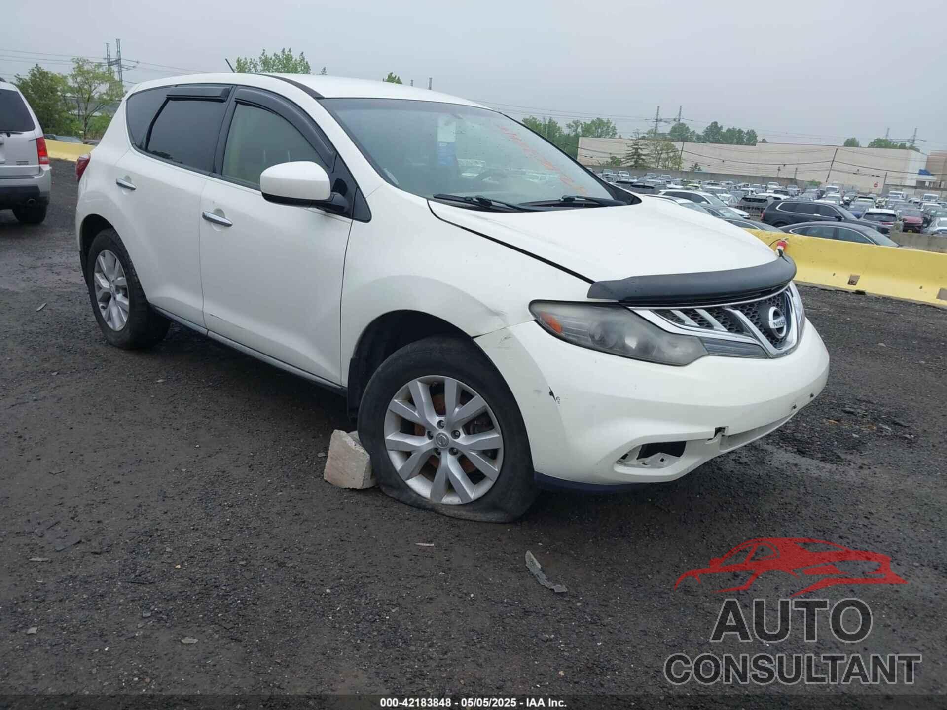 NISSAN MURANO 2012 - JN8AZ1MW8CW231314