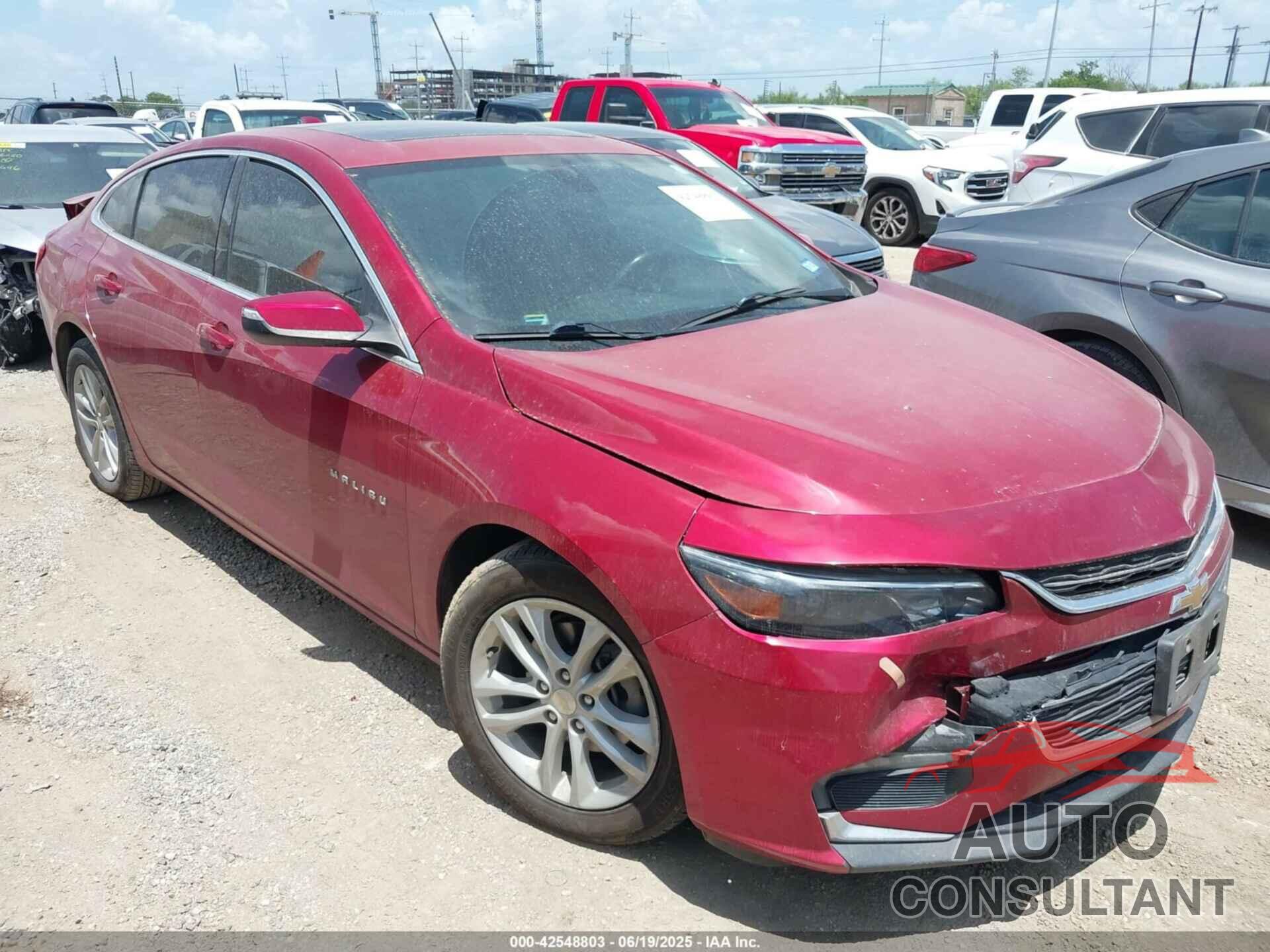 CHEVROLET MALIBU 2016 - 1G1ZE5STXGF220257