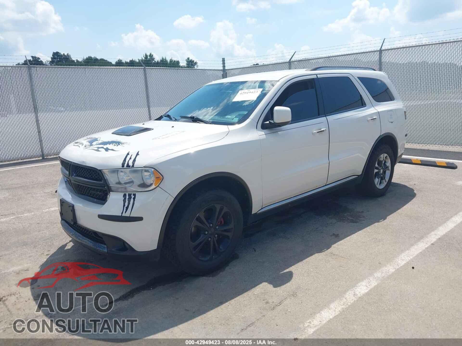 DODGE DURANGO 2011 - 1D4RE2GG4BC707579