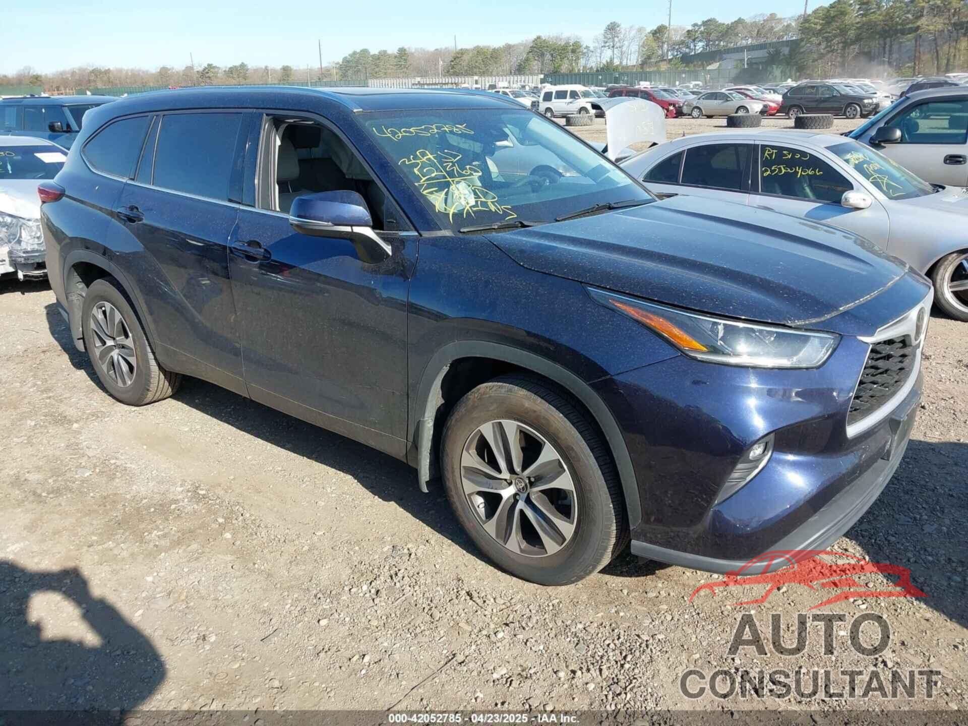 TOYOTA HIGHLANDER 2021 - 5TDGZRBH9MS136822