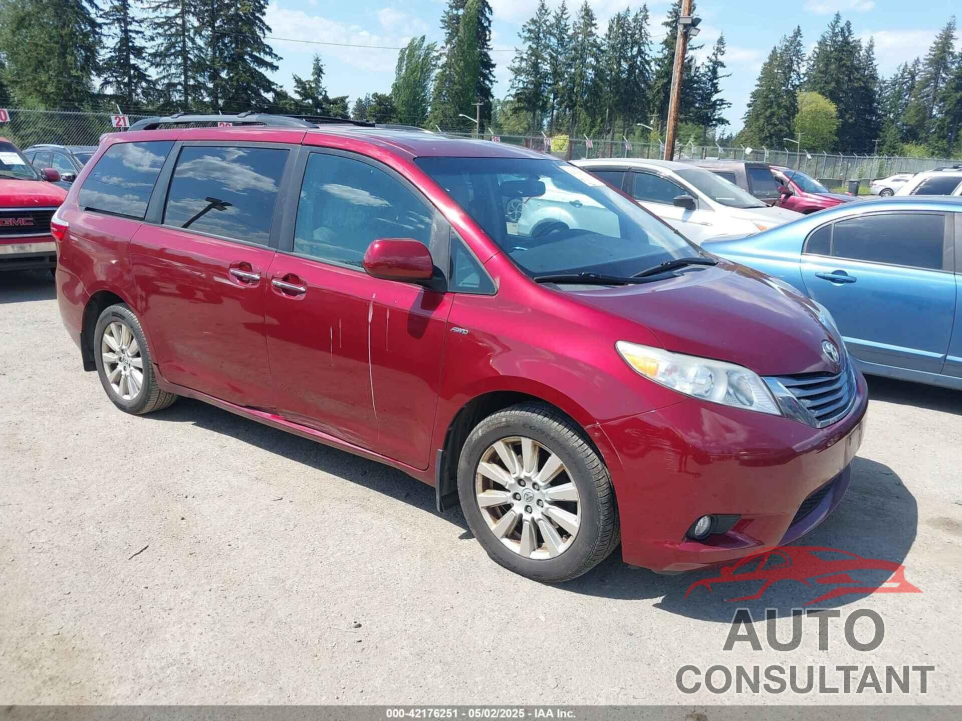 TOYOTA SIENNA 2017 - 5TDDZ3DC8HS174064