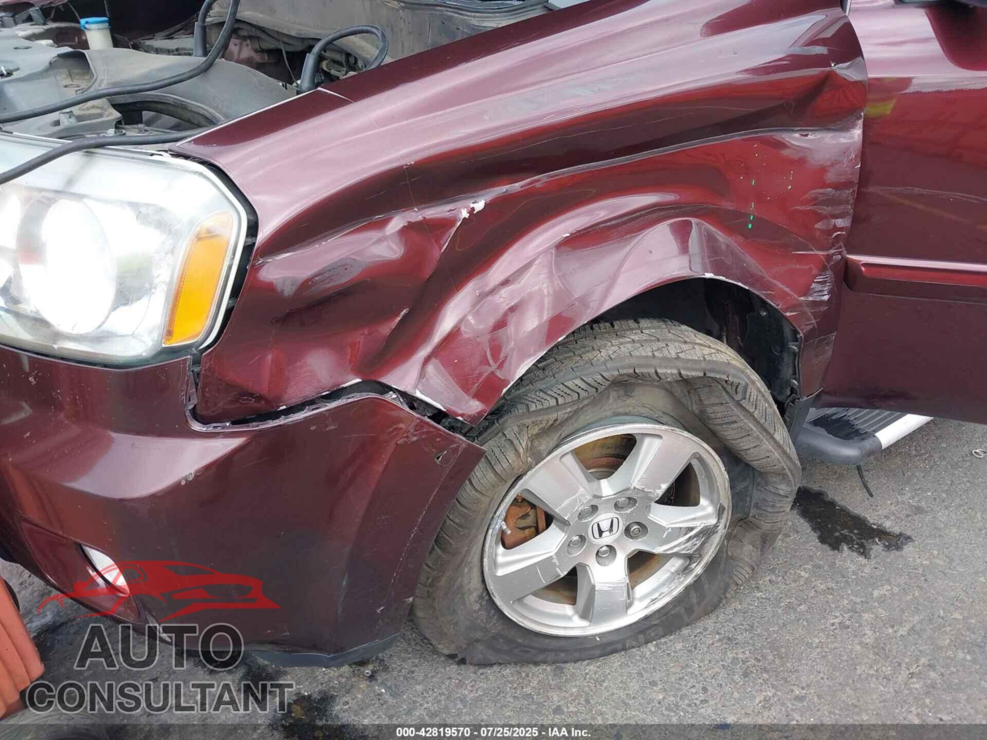 HONDA PILOT 2011 - 5FNYF4H7XBB092152