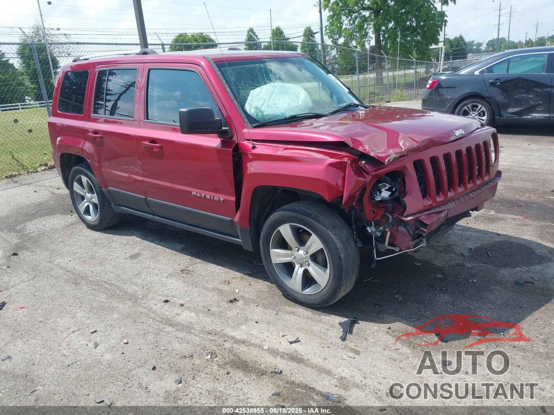 JEEP PATRIOT 2017 - 1C4NJPFA6HD132065