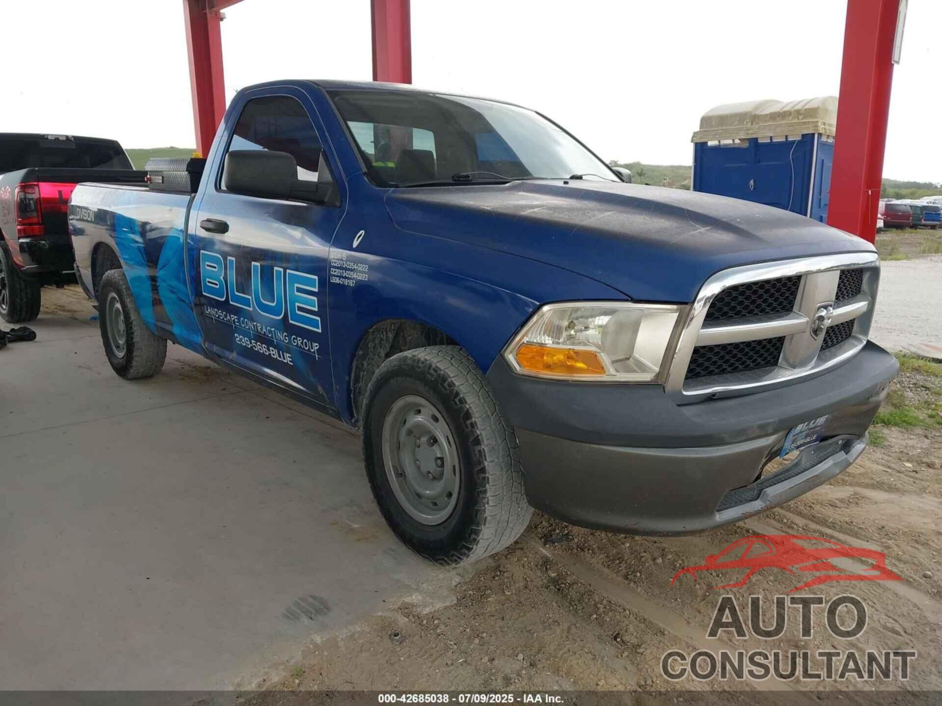 DODGE RAM 1500 2010 - 3D7JB1EP3AG147975