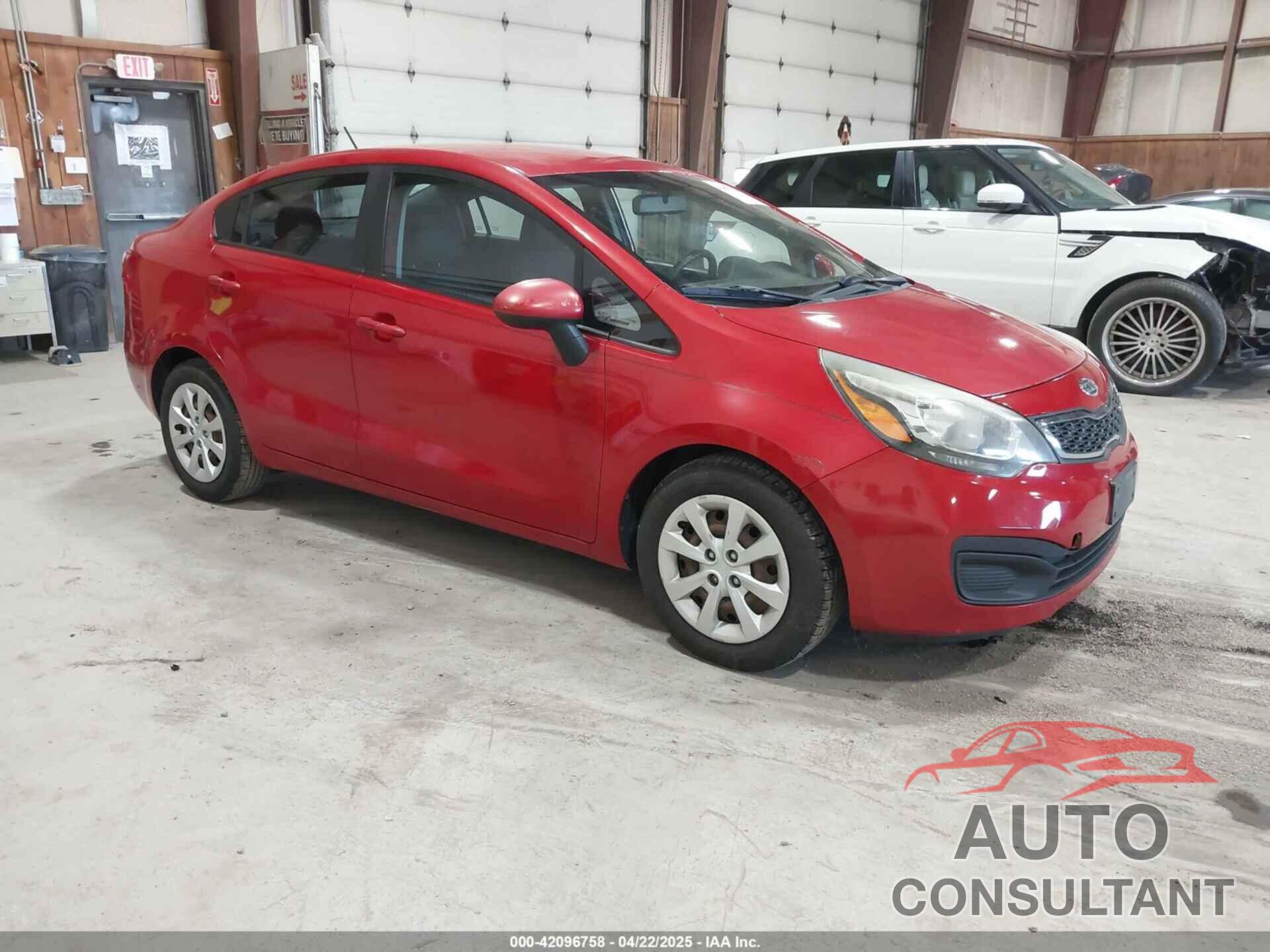 KIA RIO 2012 - KNADN4A34C6049753