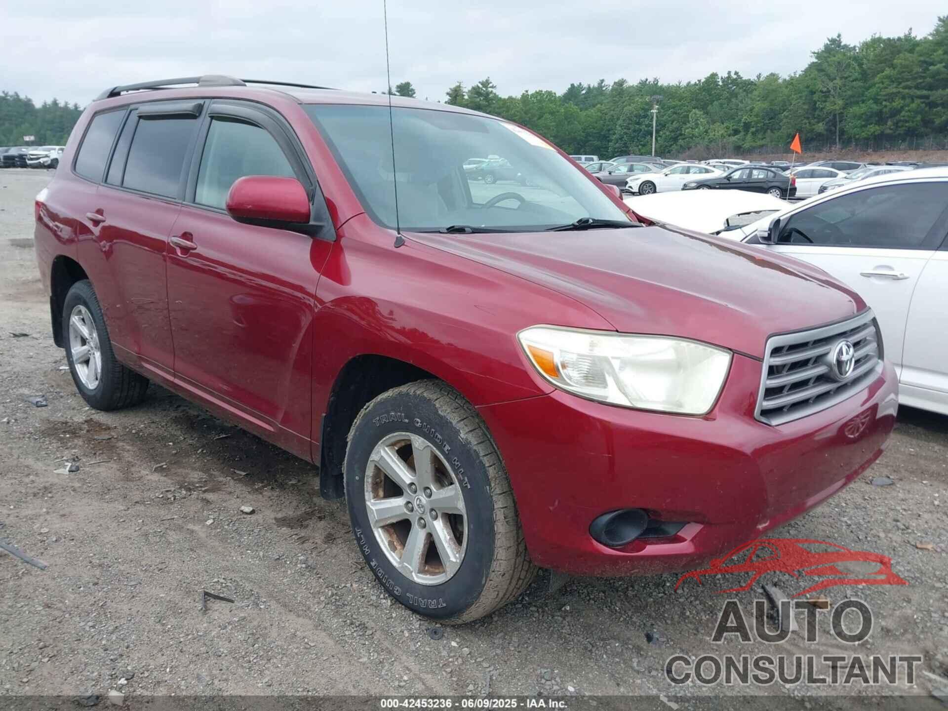 TOYOTA HIGHLANDER 2009 - JTEES41A192133328