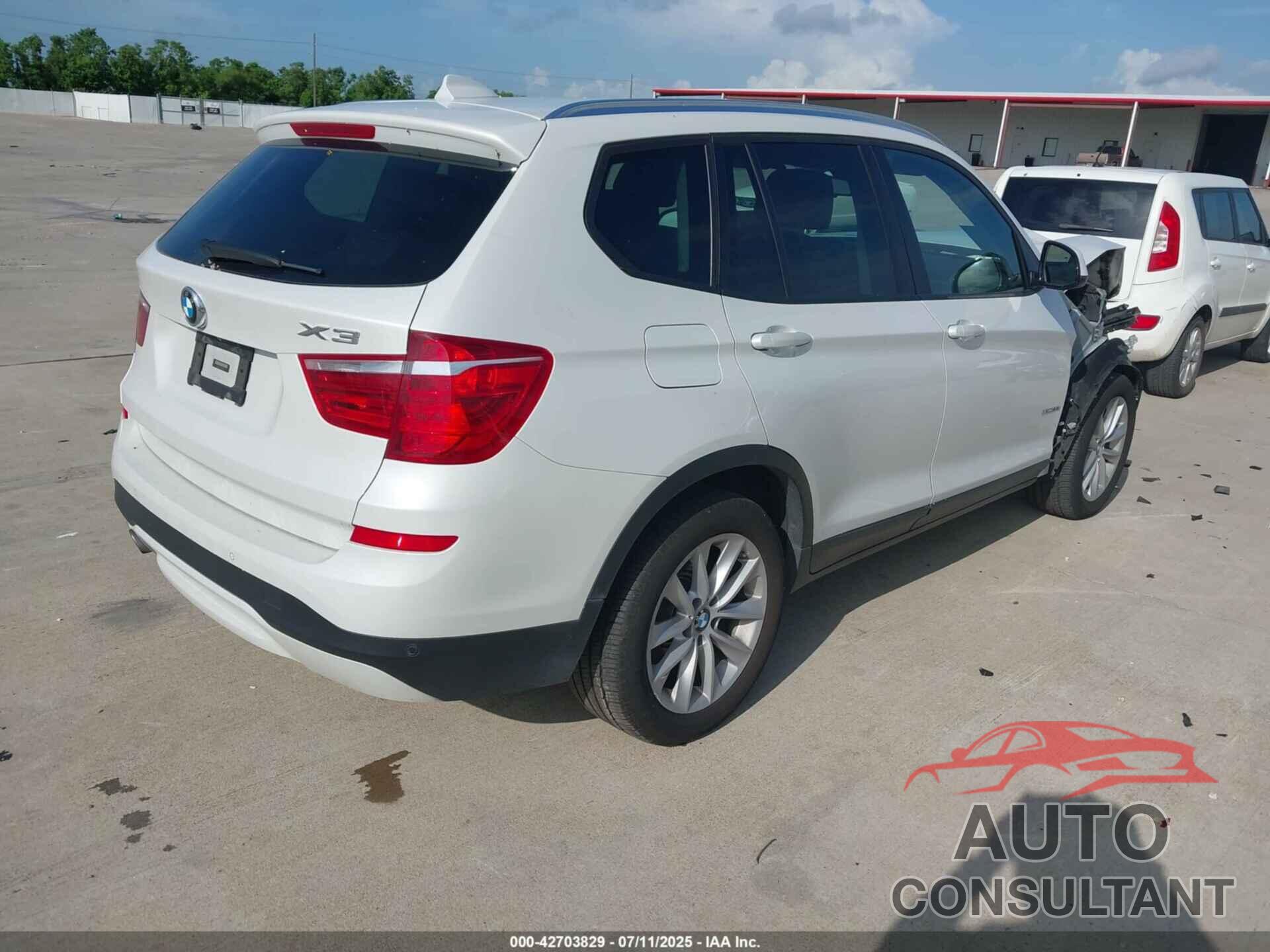 BMW X3 2015 - 5UXWX9C52F0D57059
