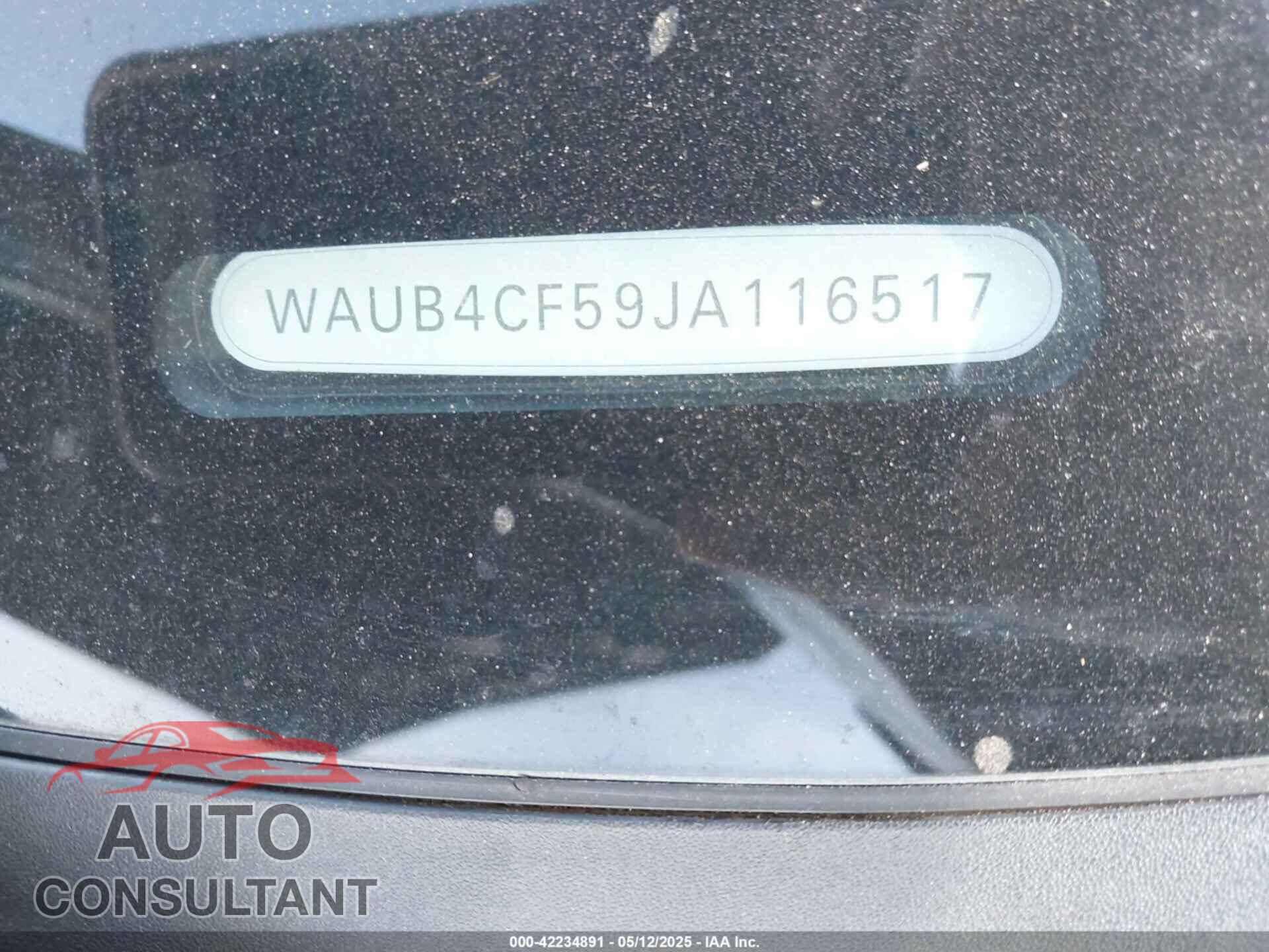 AUDI S5 2018 - WAUB4CF59JA116517