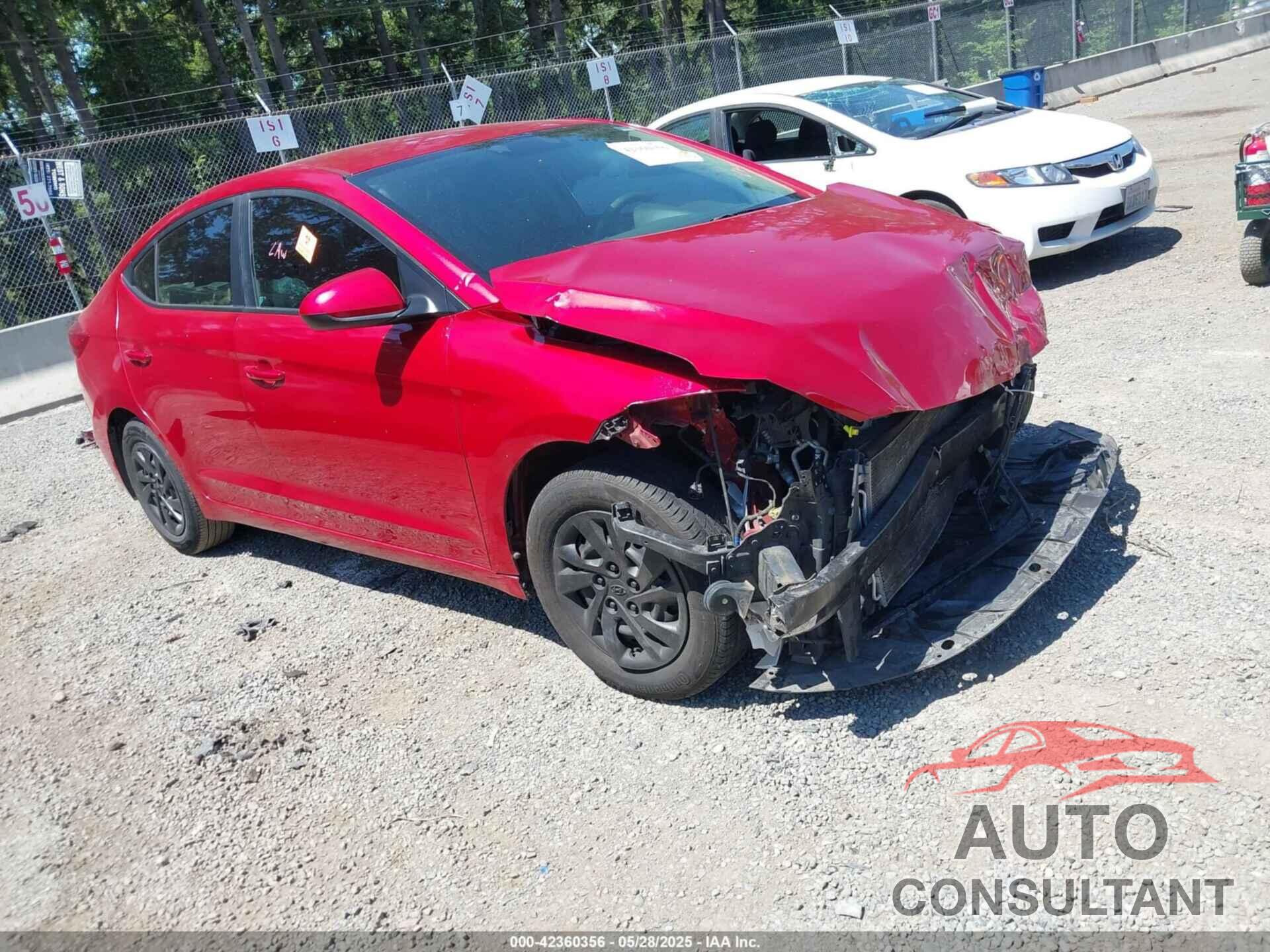 HYUNDAI ELANTRA 2017 - 5NPD74LF1HH123907