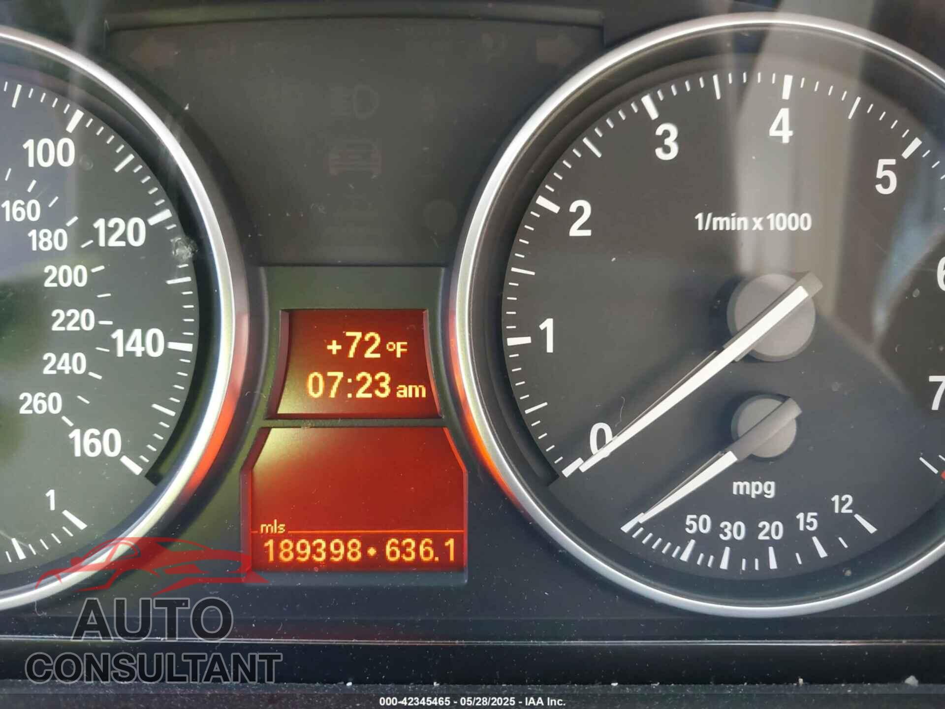 BMW 328I 2010 - WBAPH7G55ANM51461