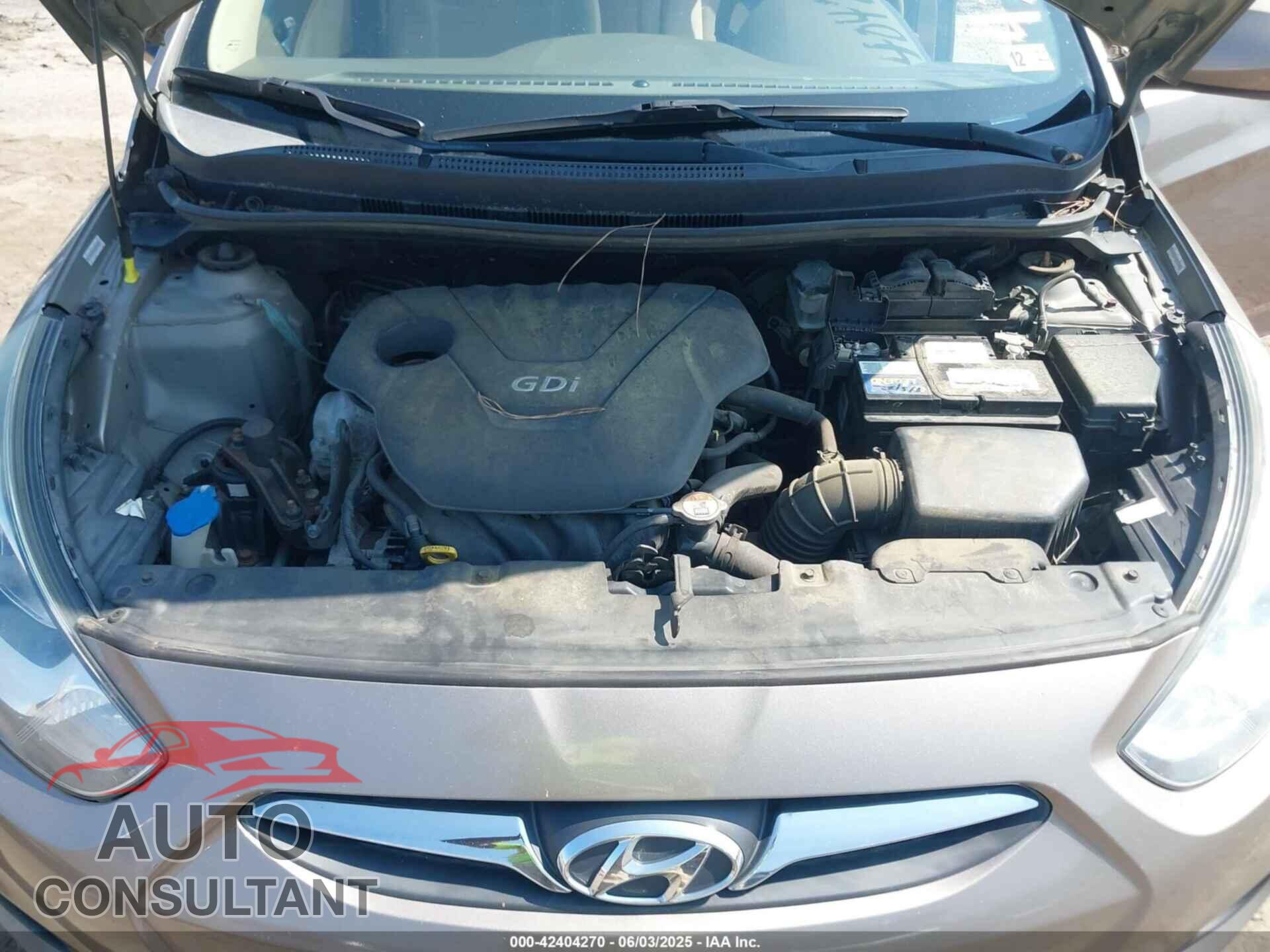 HYUNDAI ACCENT 2013 - KMHCT4AE3DU459104