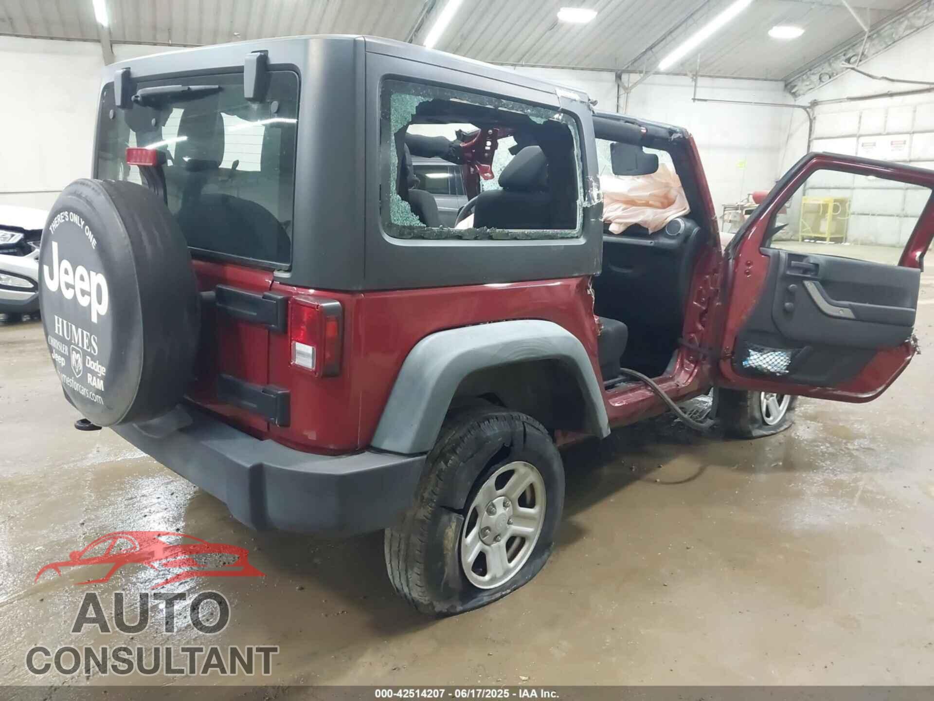 JEEP WRANGLER 2011 - 1J4AA2D19BL613164