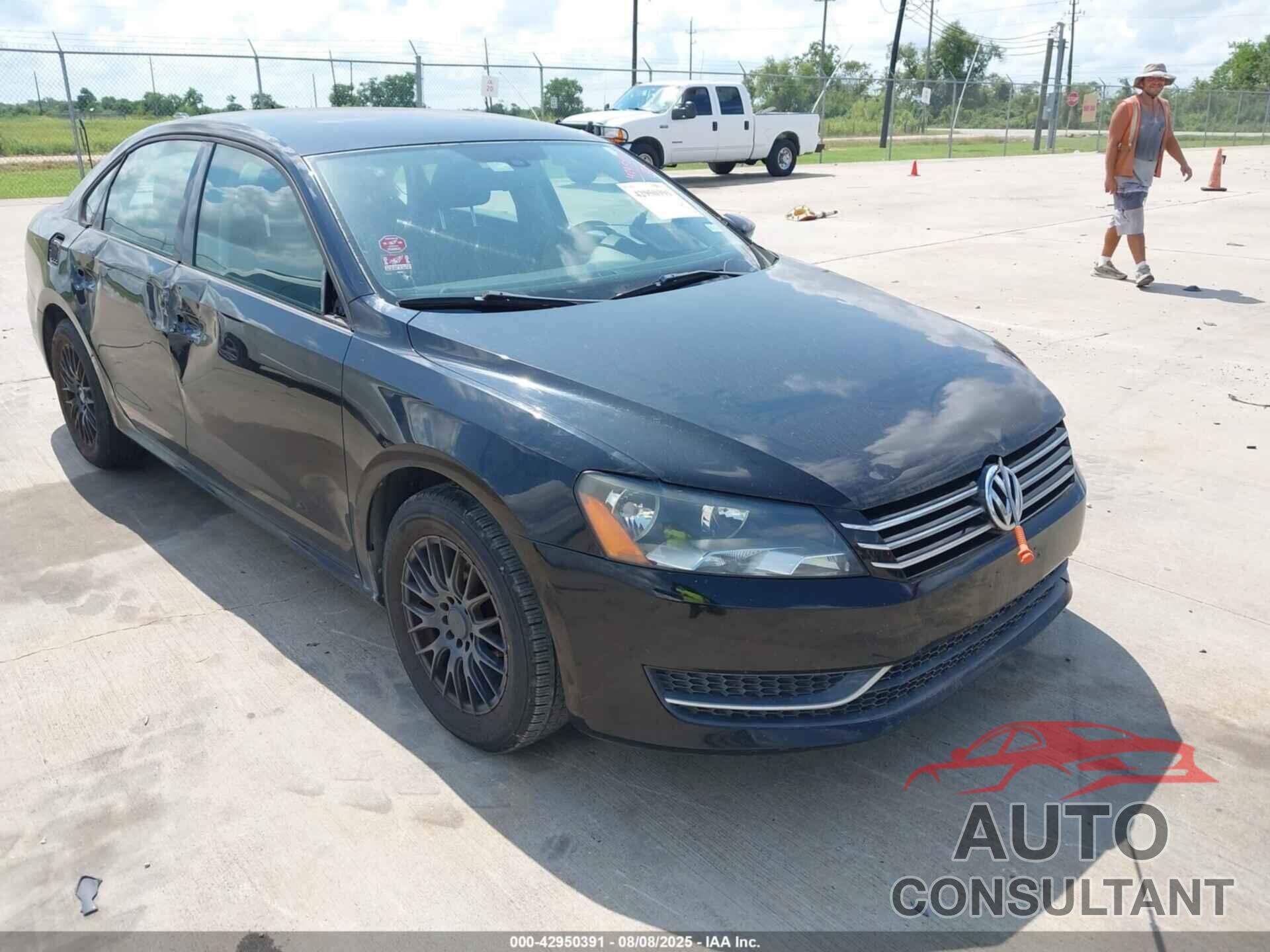 VOLKSWAGEN PASSAT 2012 - 1VWAP7A3XCC074298