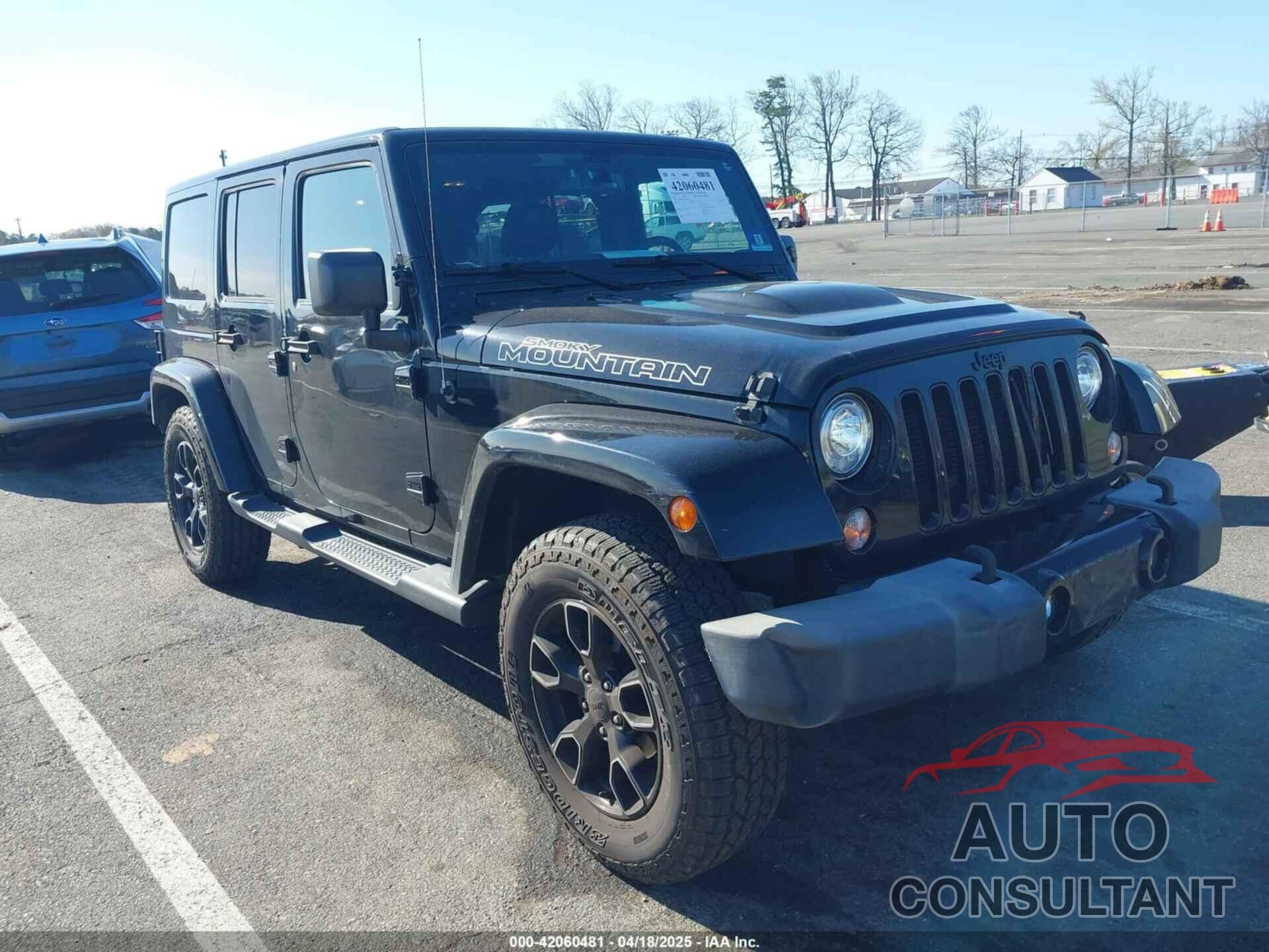 JEEP WRANGLER UNLIMITED 2017 - 1C4BJWEG6HL625415