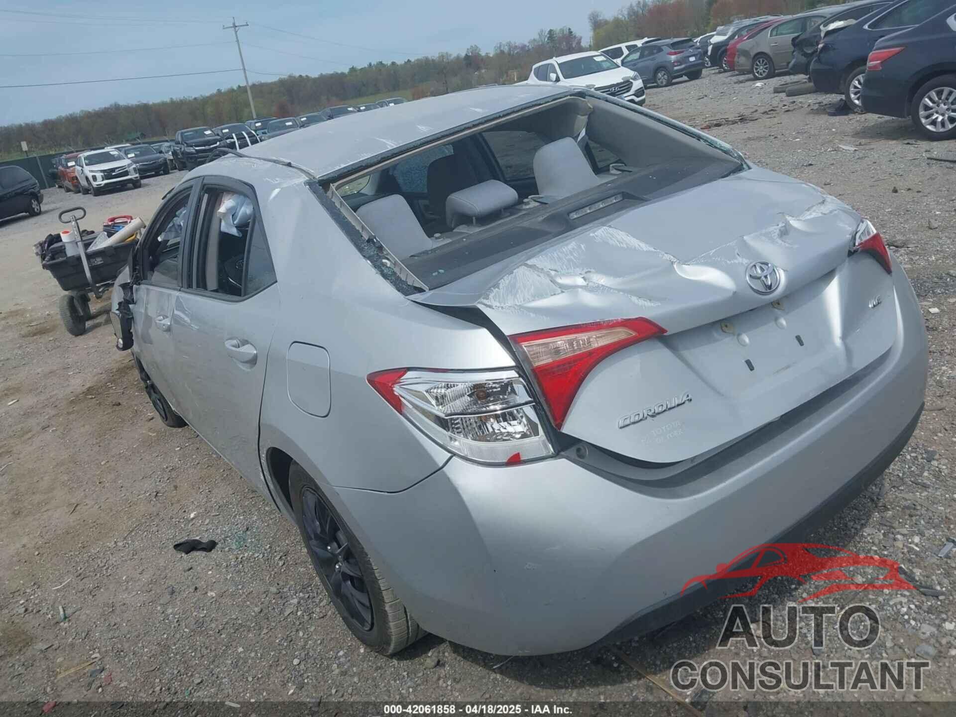TOYOTA COROLLA 2017 - 2T1BURHE0HC782559