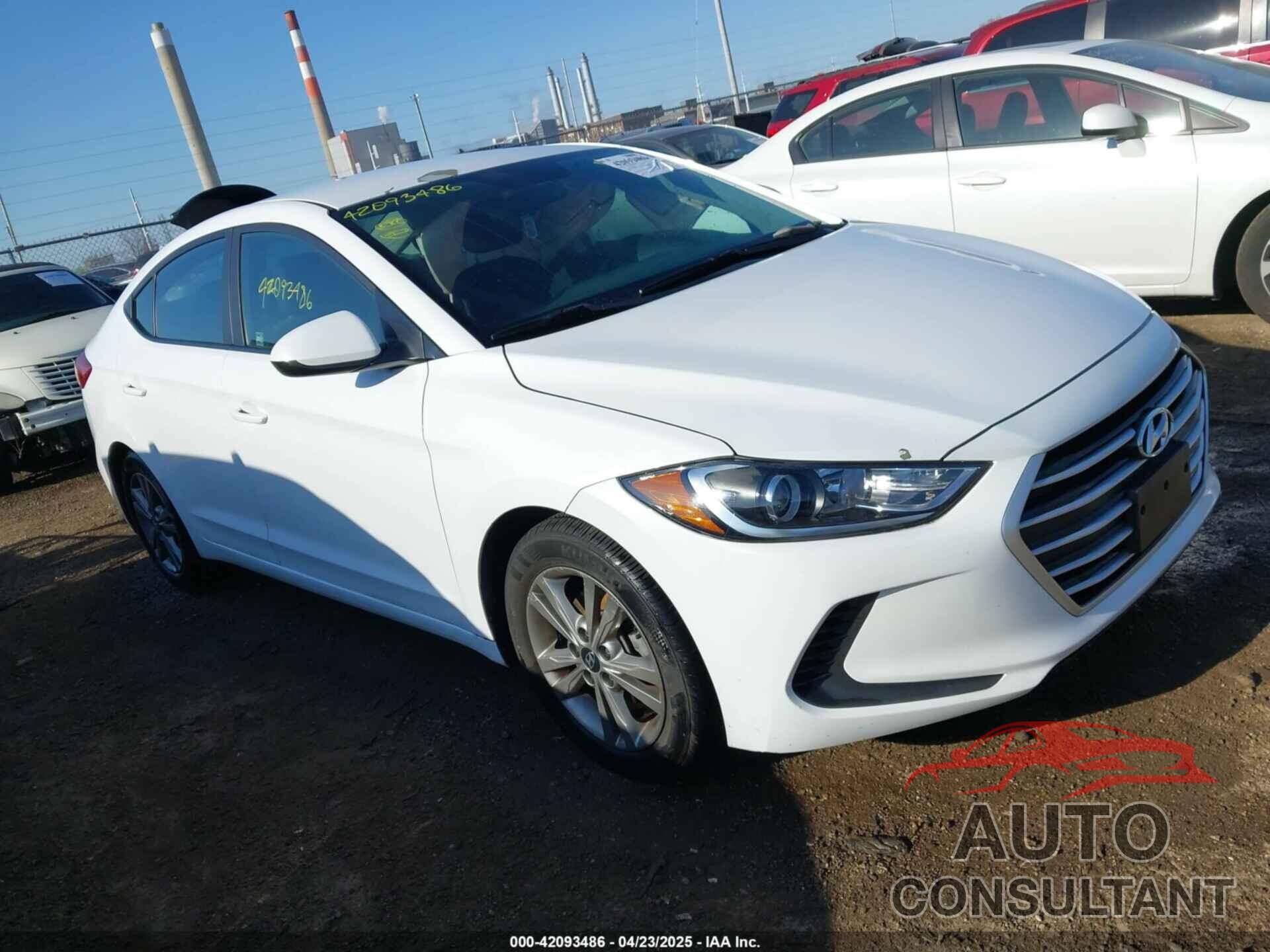 HYUNDAI ELANTRA 2018 - 5NPD84LF9JH228617