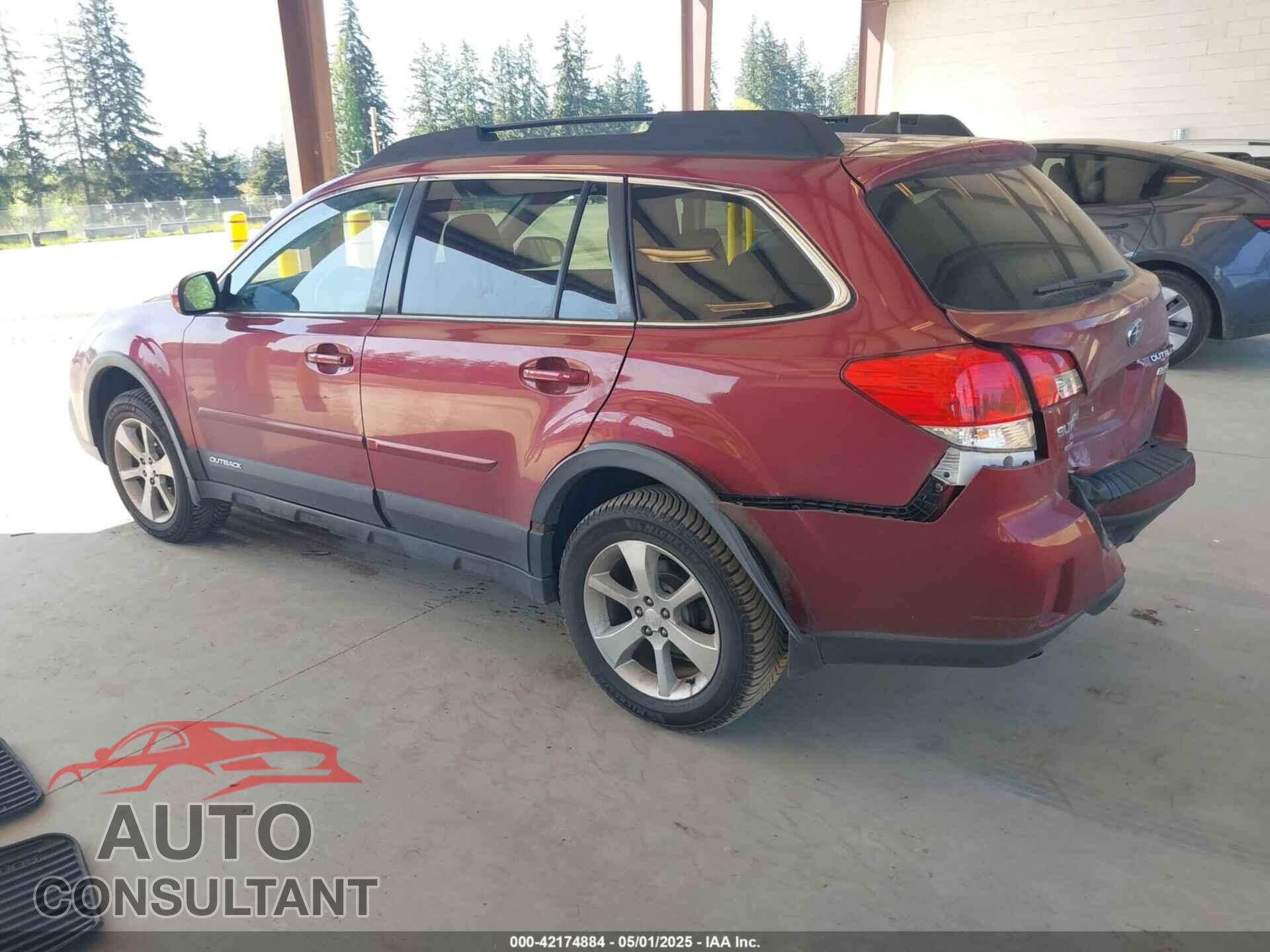 SUBARU OUTBACK 2014 - 4S4BRBLC0E3318475