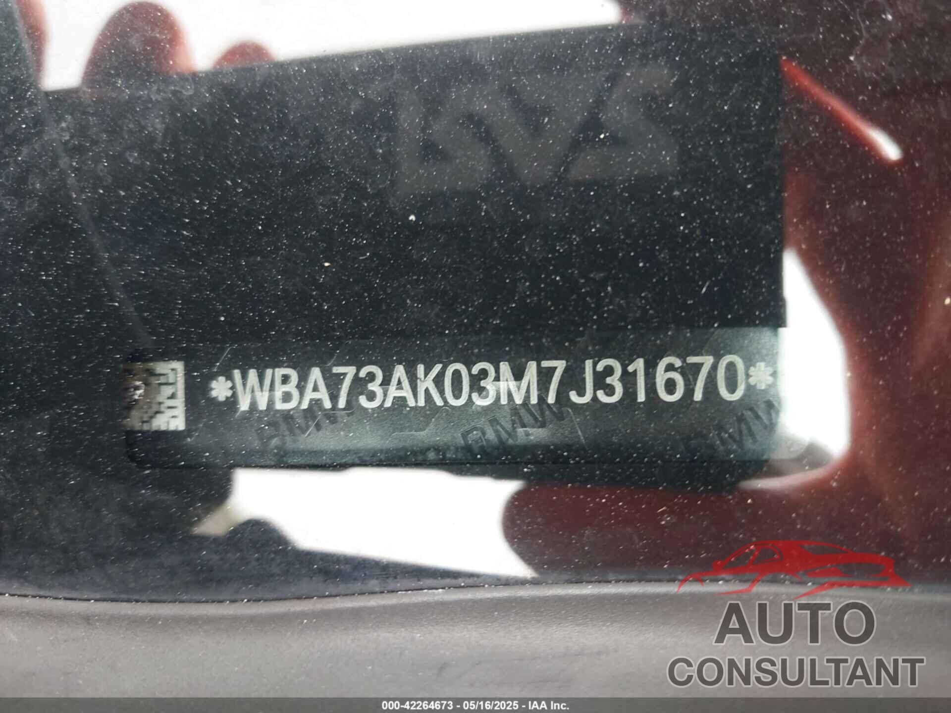 BMW 228I GRAN COUPE 2021 - WBA73AK03M7J31670