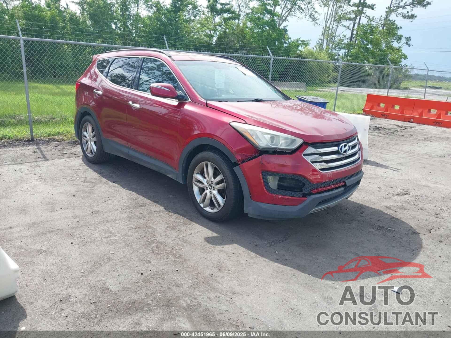 HYUNDAI SANTA FE 2013 - 5XYZU3LA4DG054595