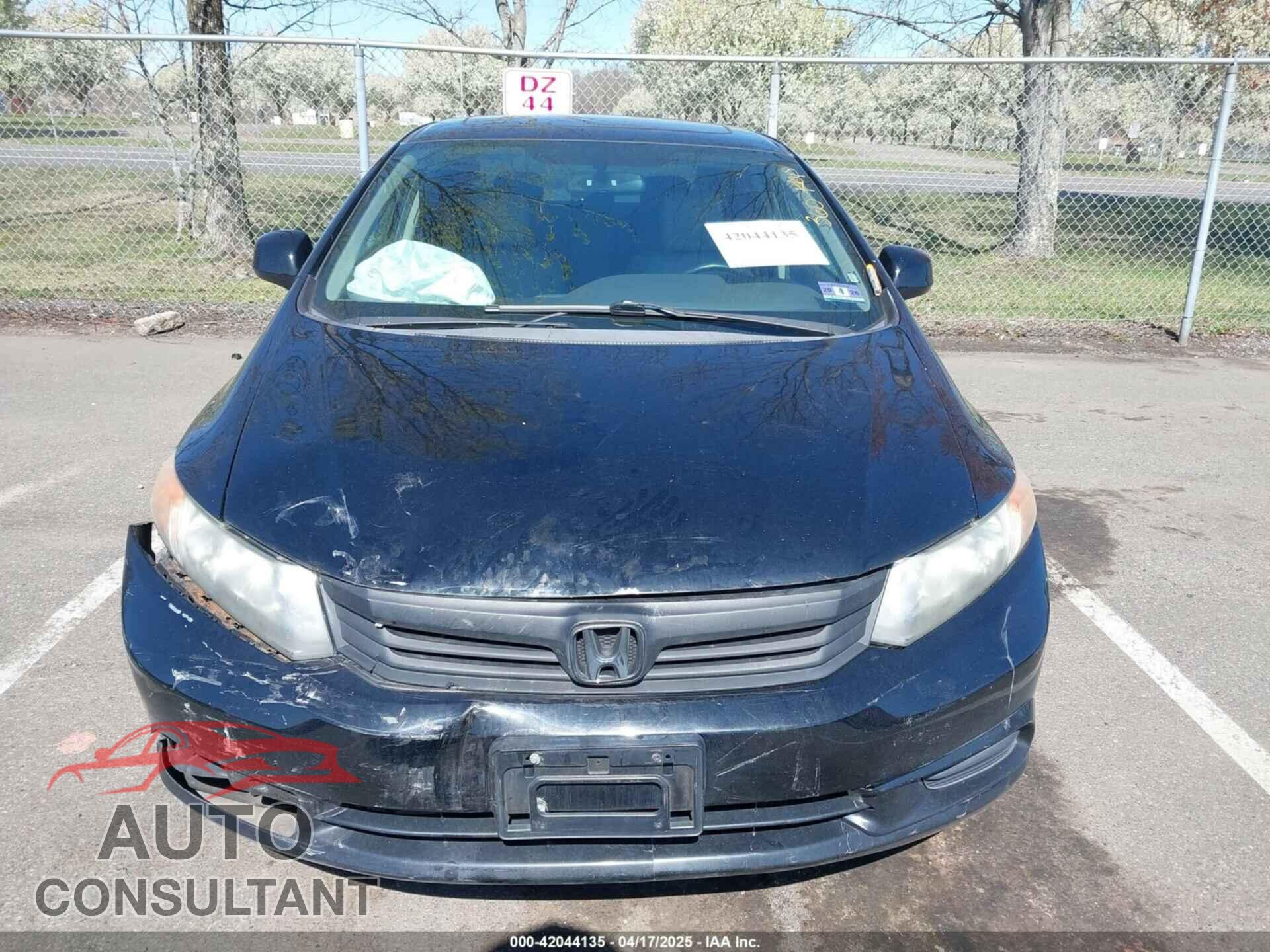HONDA CIVIC 2012 - 19XFB2F95CE300263