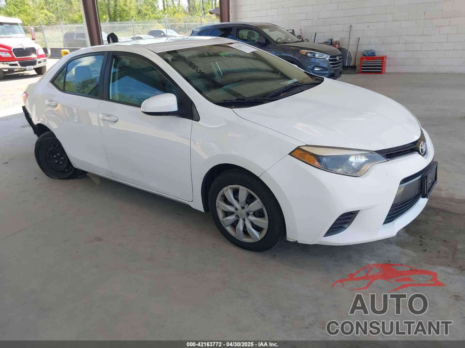 TOYOTA COROLLA 2016 - 2T1BURHE5GC710223