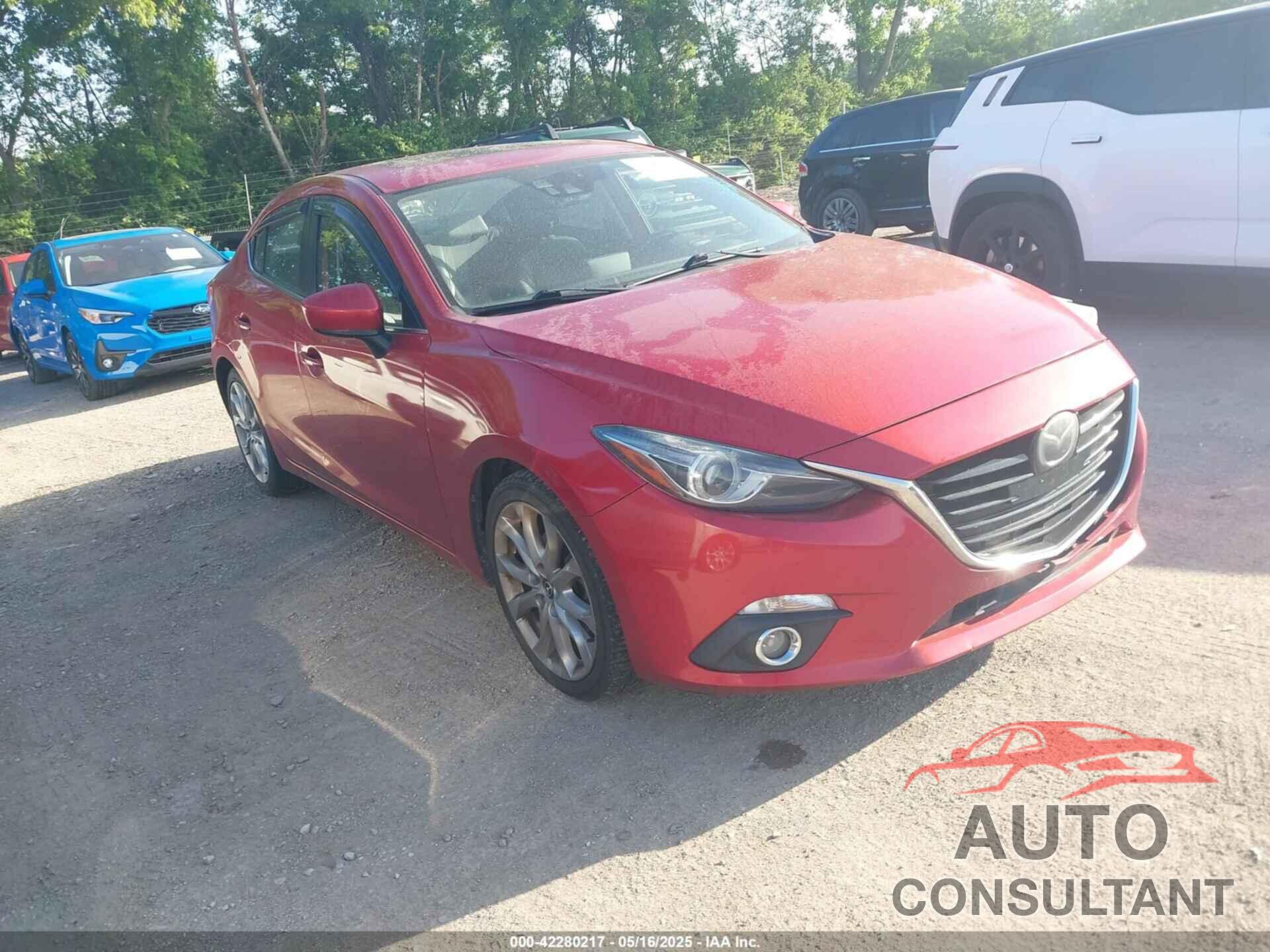 MAZDA 3 2014 - JM1BM1W32E1160984