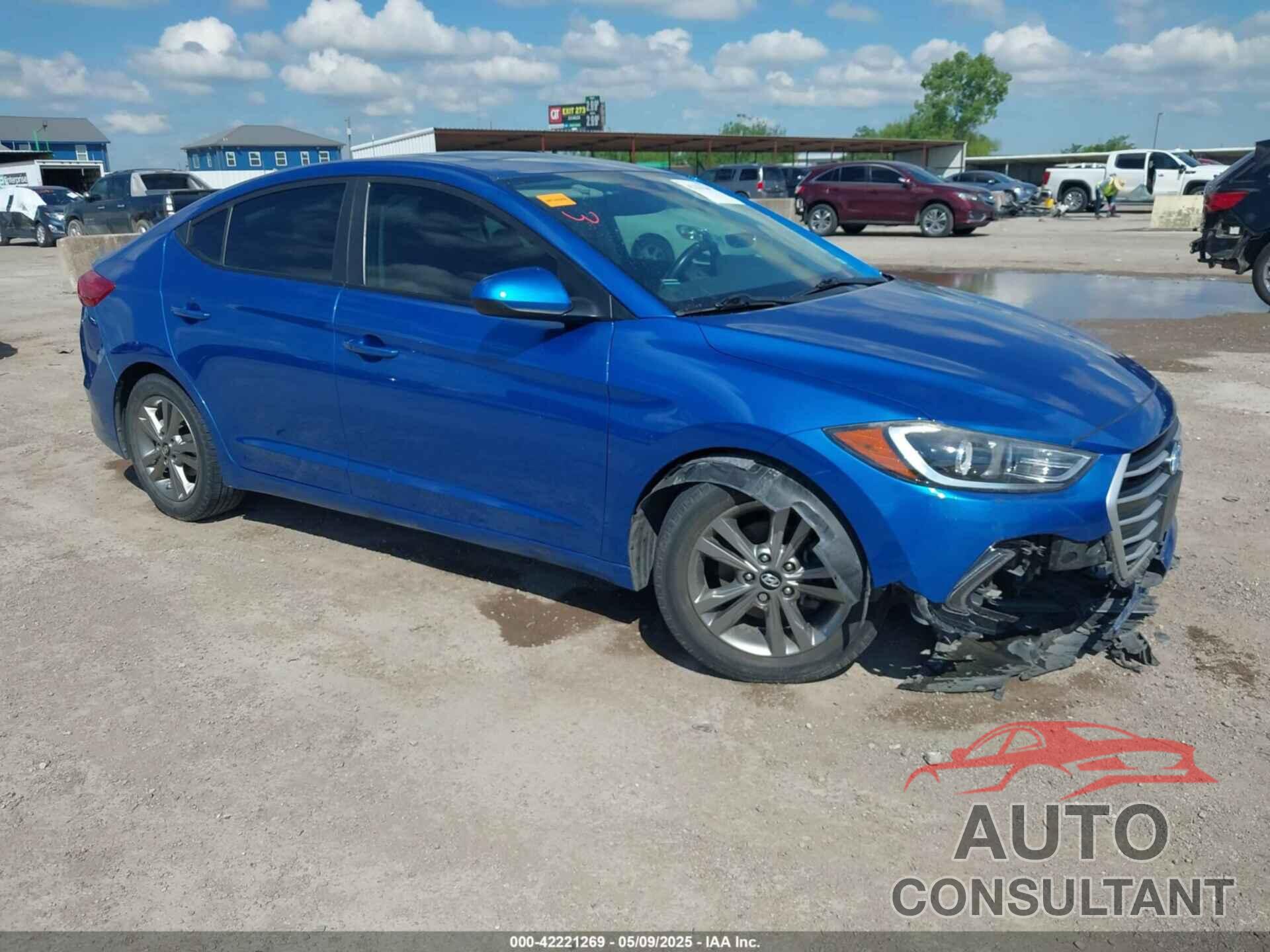 HYUNDAI ELANTRA 2018 - 5NPD84LF6JH373226