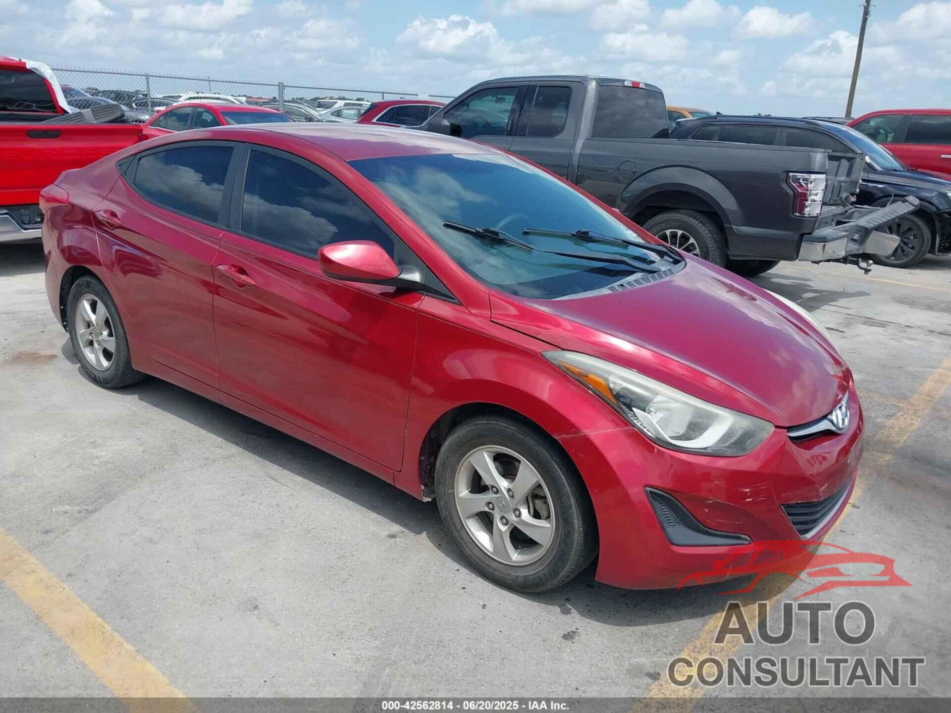 HYUNDAI ELANTRA 2014 - 5NPDH4AE8EH489043