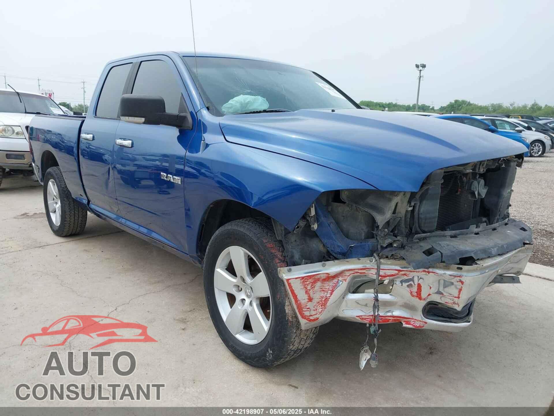 DODGE RAM 1500 2010 - 1D7RB1GP4AS214110