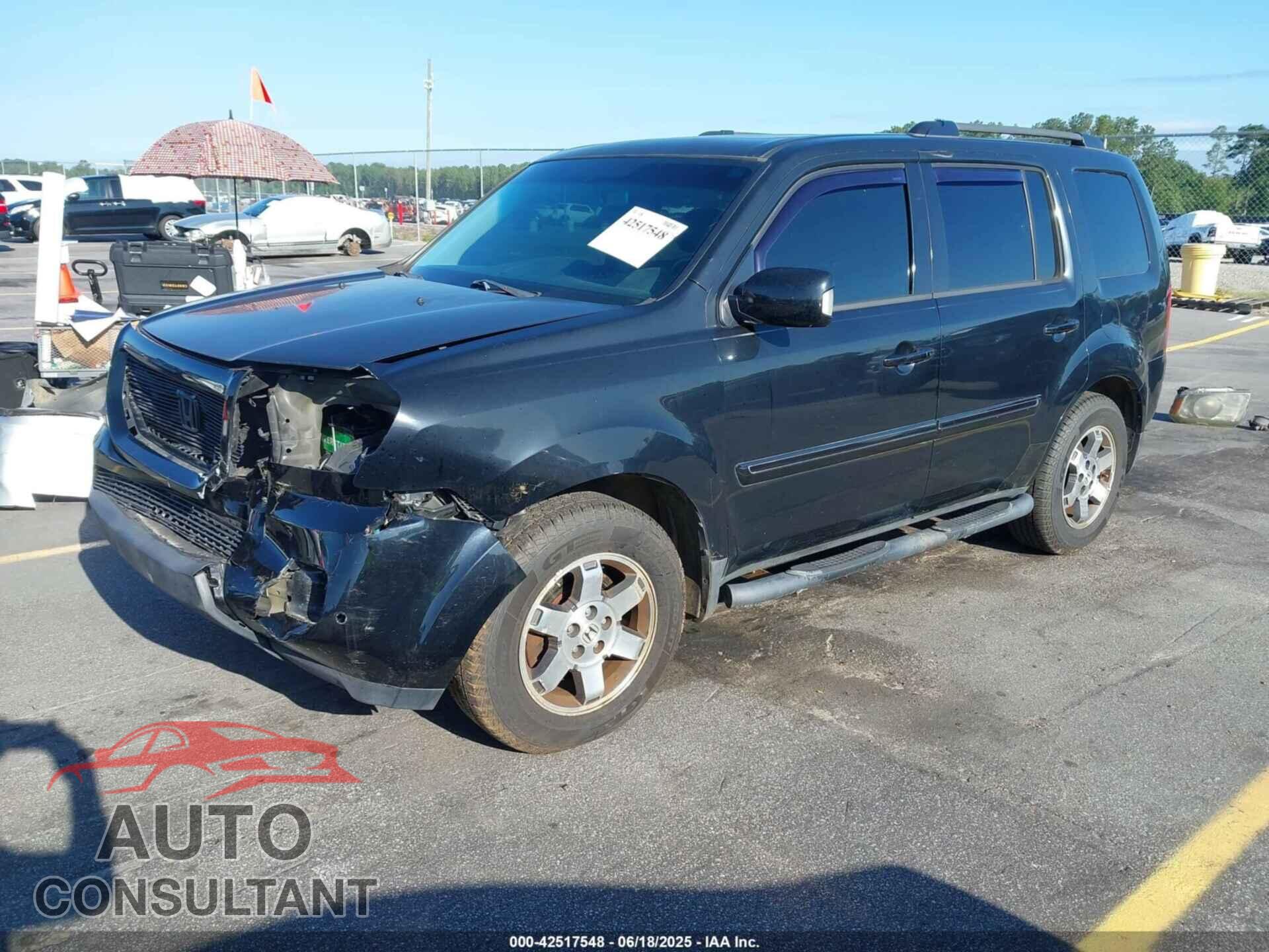 HONDA PILOT 2011 - 5FNYF3H92BB054541