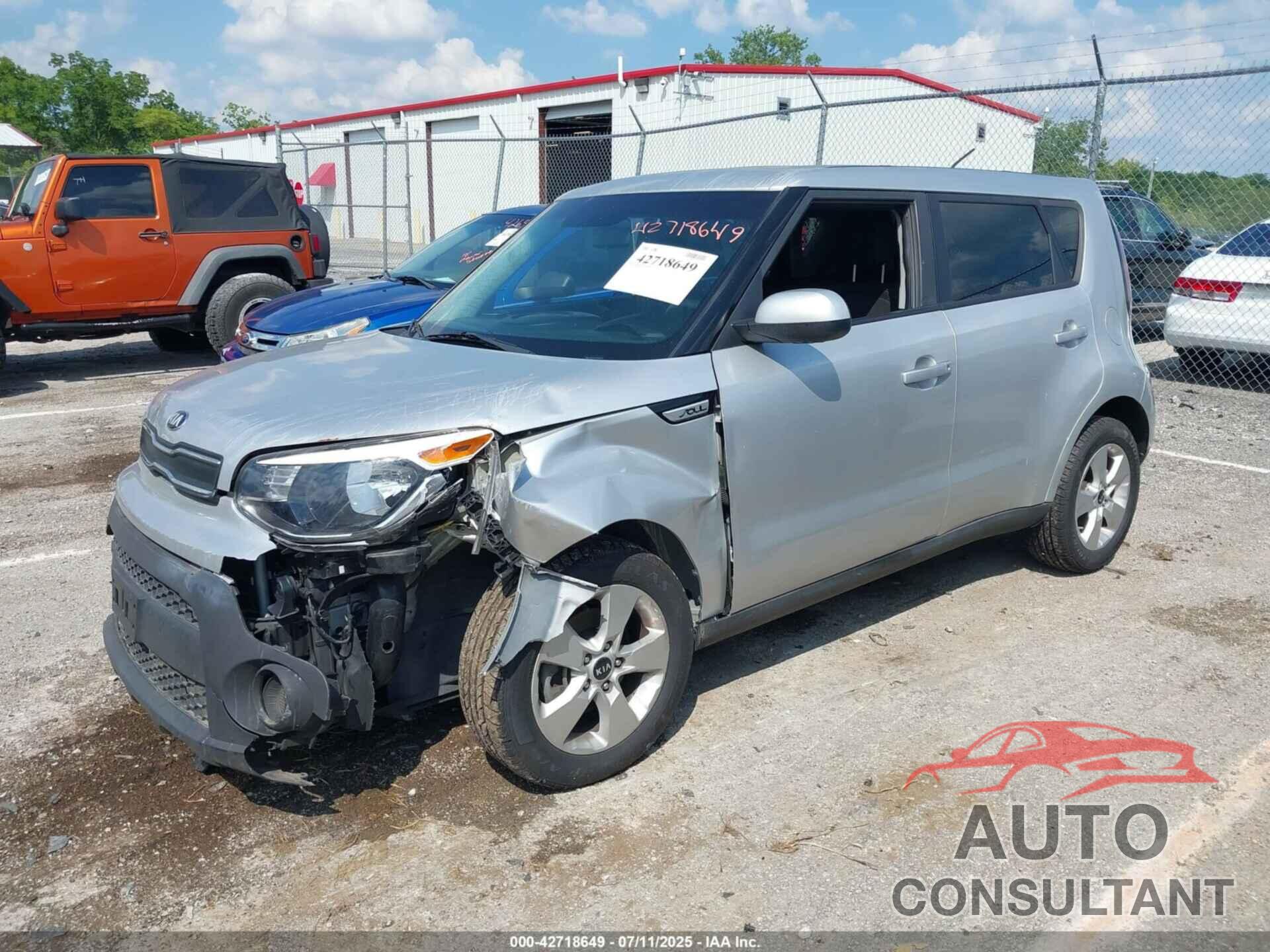 KIA SOUL 2019 - KNDJN2A22K7000612