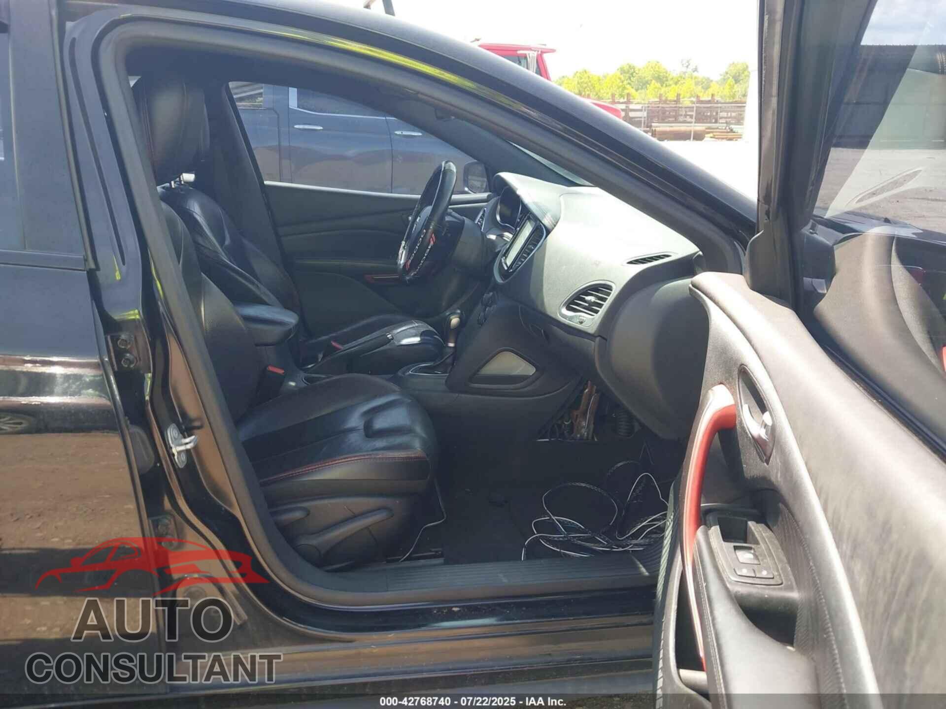 DODGE DART 2015 - 1C3CDFBBXFD201347