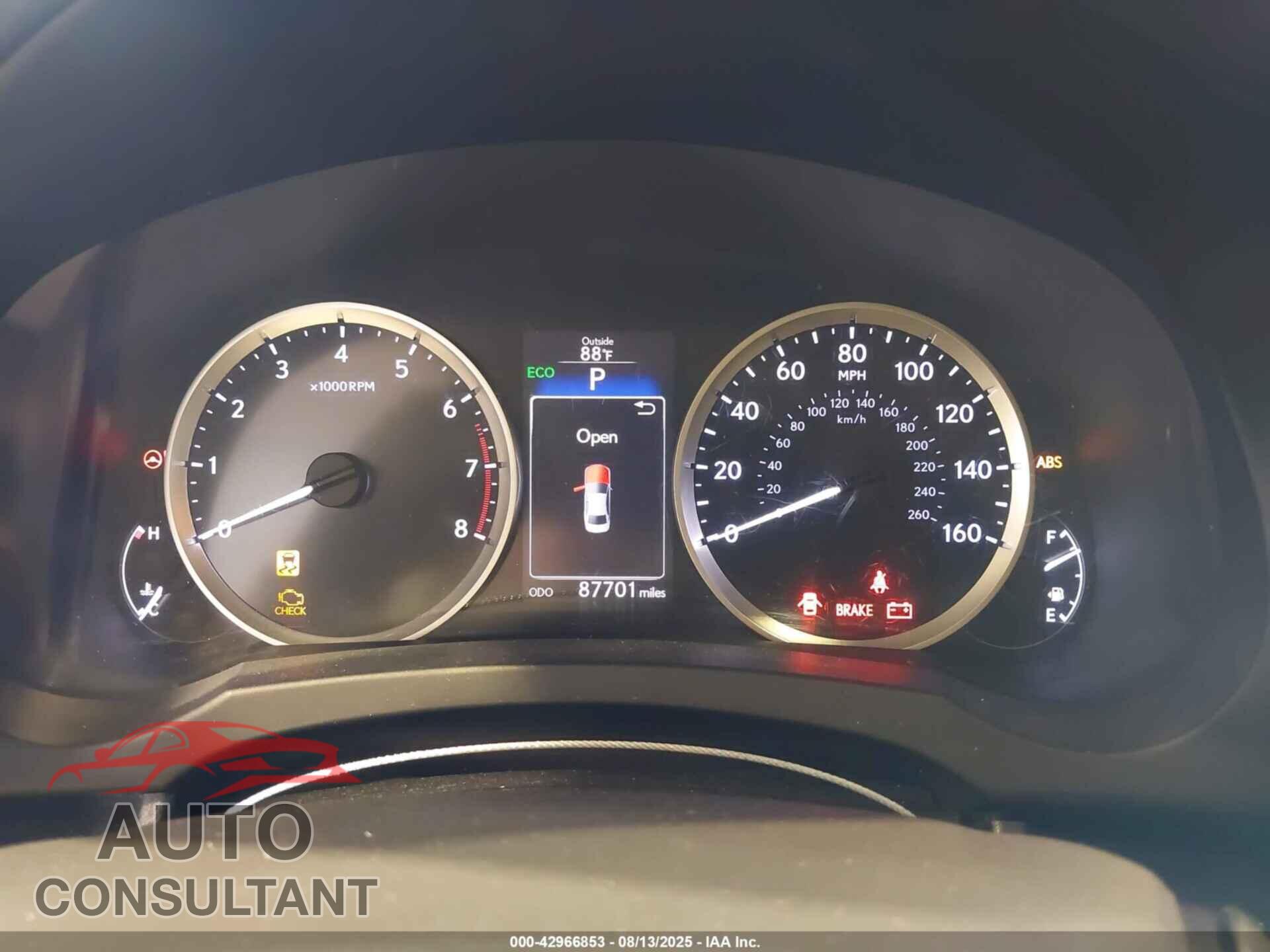 LEXUS IS 250 2014 - JTHBF1D24E5035383