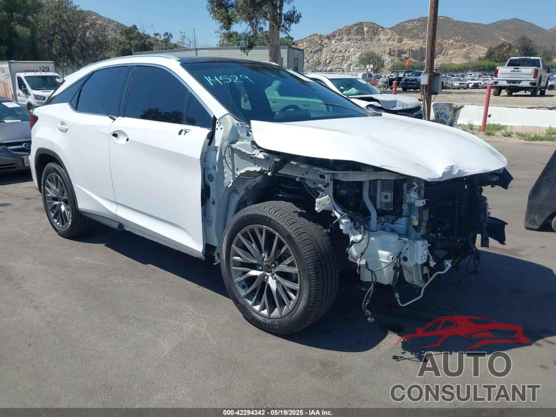 LEXUS RX 450H 2017 - 2T2BGMCA7HC019433