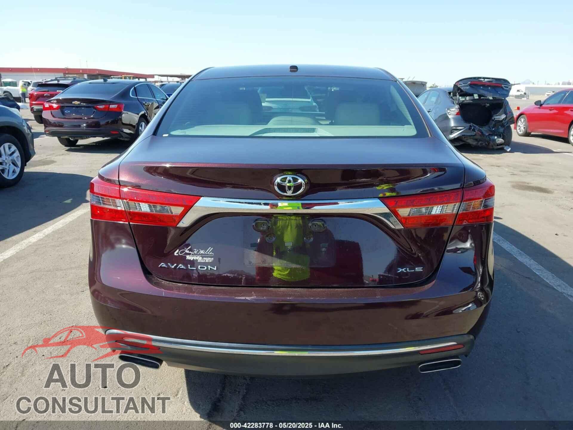 TOYOTA AVALON 2016 - 4T1BK1EB2GU242516