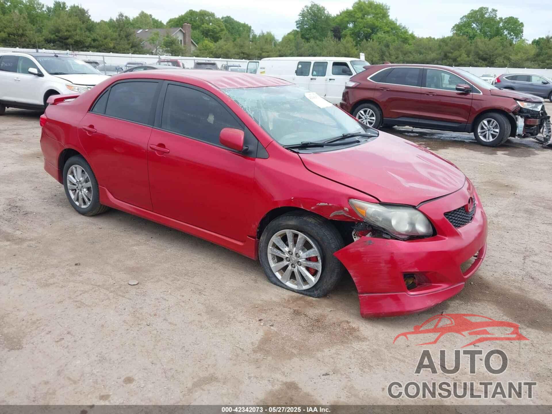 TOYOTA COROLLA 2009 - 1NXBU40E49Z050420