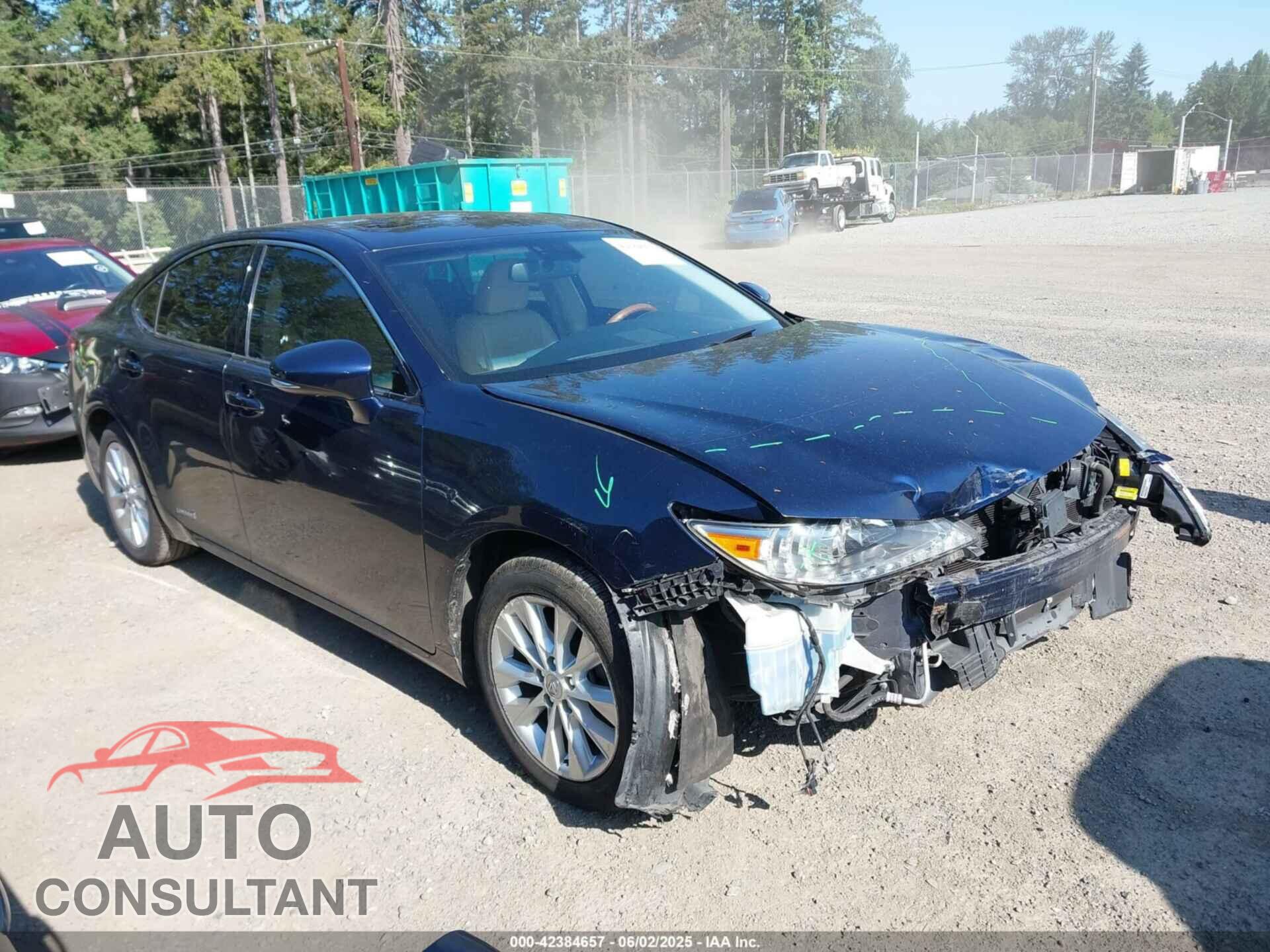 LEXUS ES 300H 2013 - JTHBW1GG1D2014174