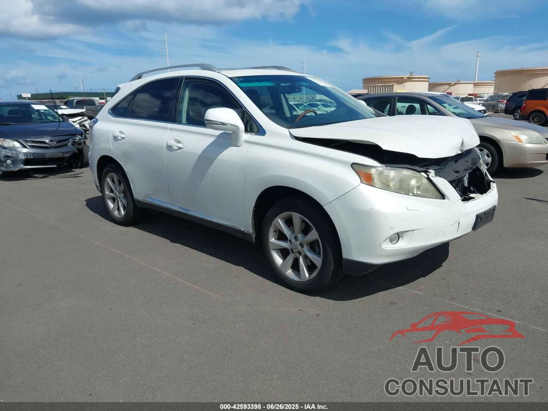 LEXUS RX 350 2011 - JTJBK1BA1B2010541